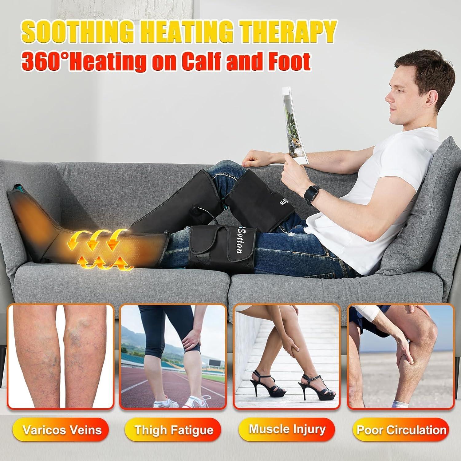 Masajeador de Piernas SLOTHMORE RF-ALM070 con Calor y Compresión