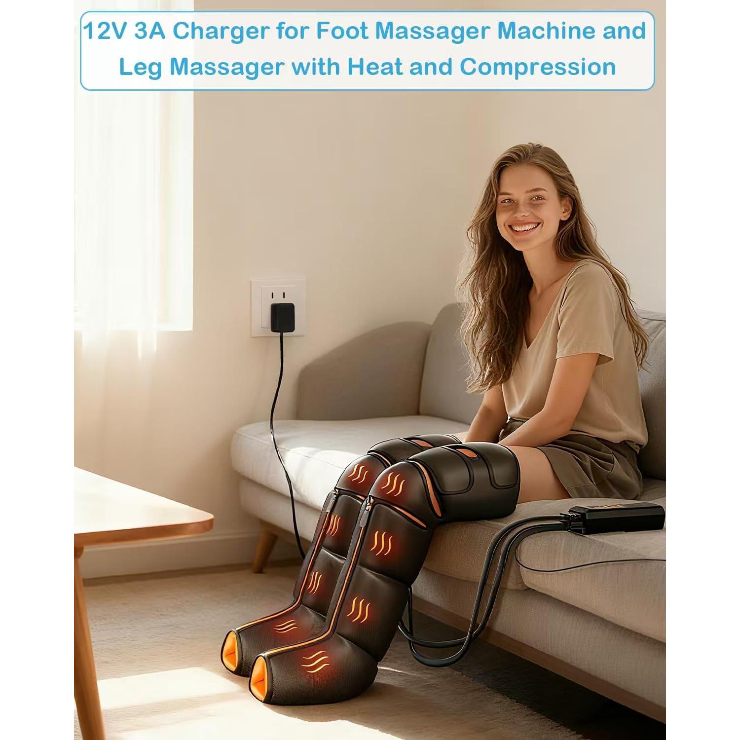 Cargador 12V 3A para Masajeador de Piernas CINCOM/QUINEAR