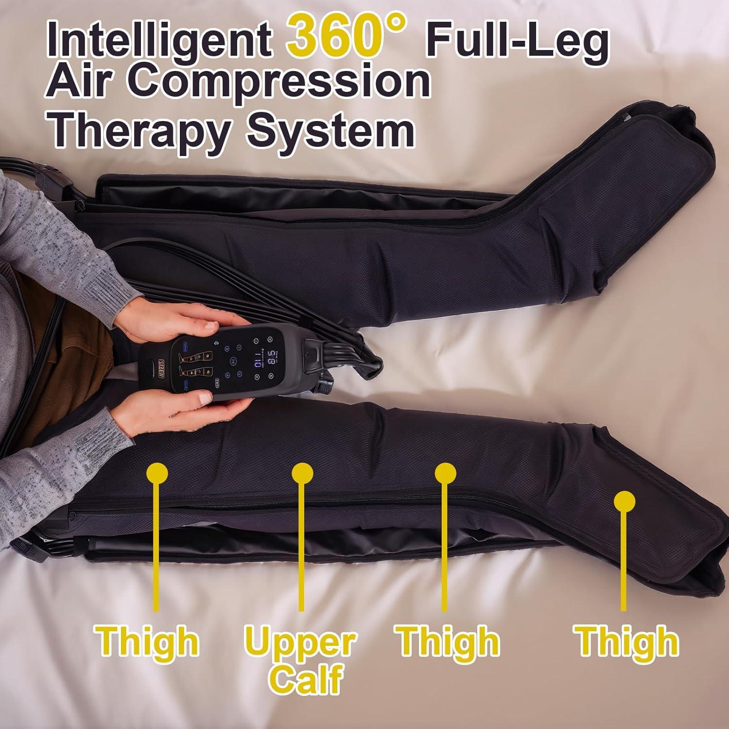 Masajeador de Piernas Inalámbrico Voinnokal - Compresión Aire M/L