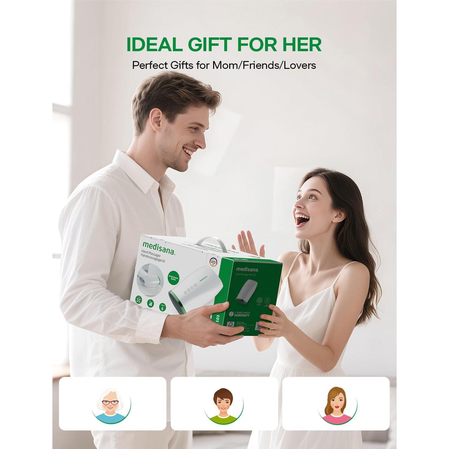 Masajeador de Manos Eléctrico Medisana HM 103 con Calor y Compresión