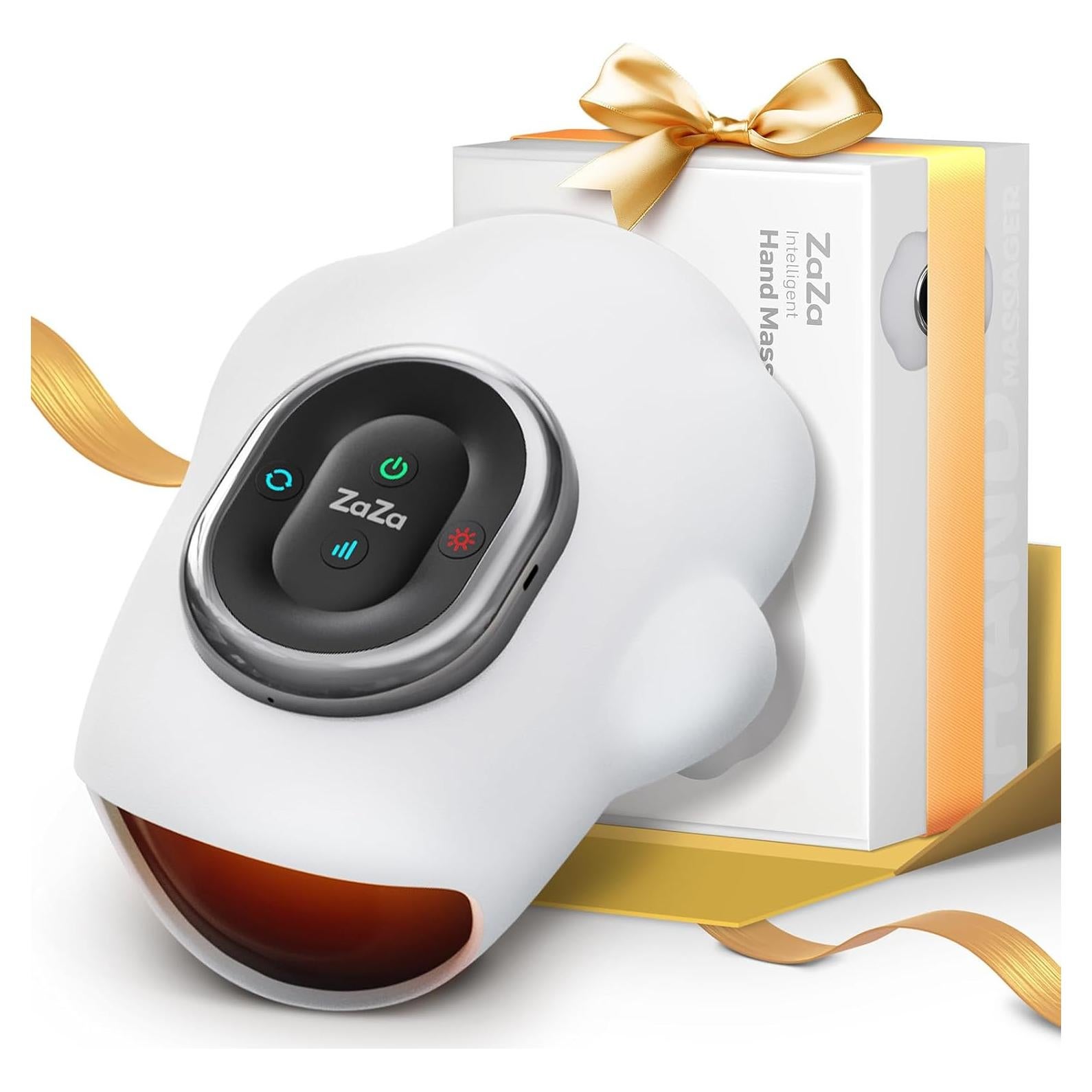 Masajeador de Mano Inalámbrico ZaZa con Calor y Compresión