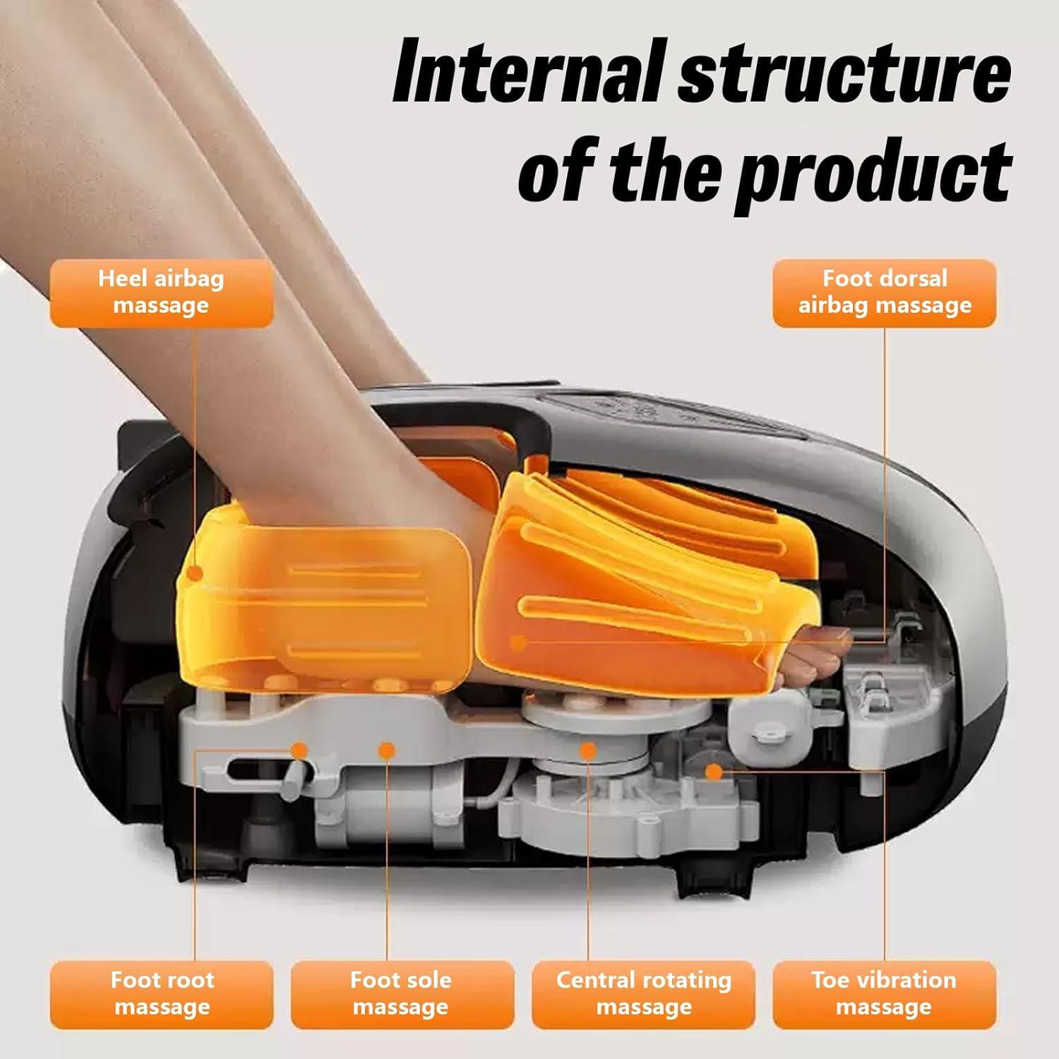 Masajeador de pies Shiatsu Wtruoy con calor y vibración, 5 intensidades