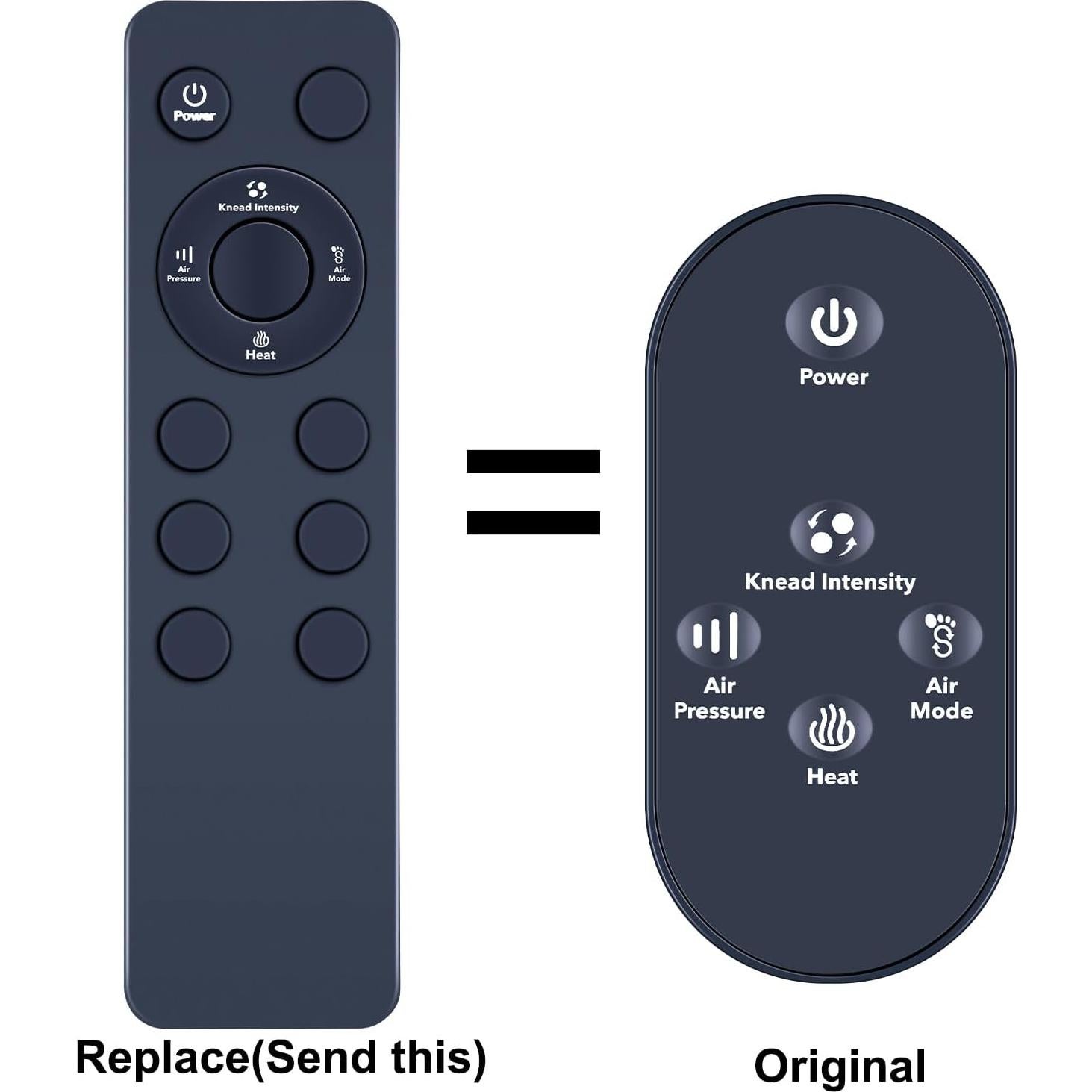 Control Remoto RETROSUN para Masajeador Bob y Brad 827-R