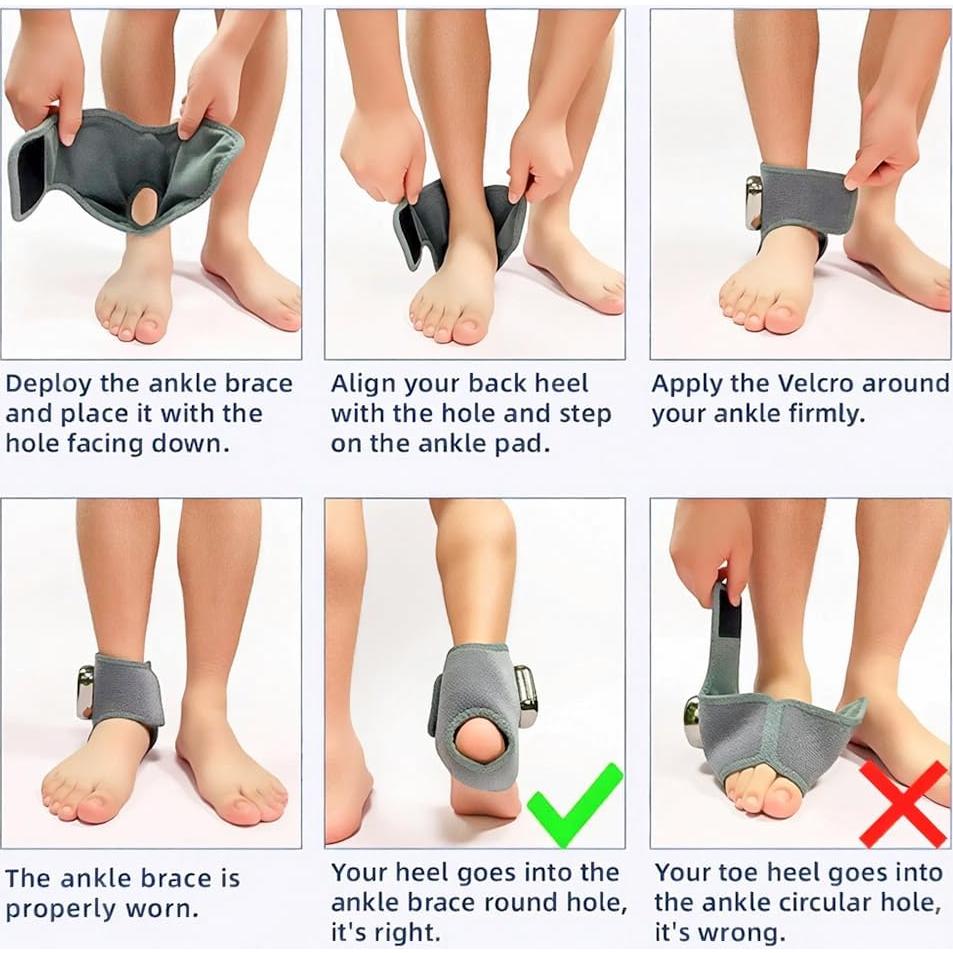Almohadilla Térmica Inalámbrica XMT para Tobillo - 3 Niveles Calor