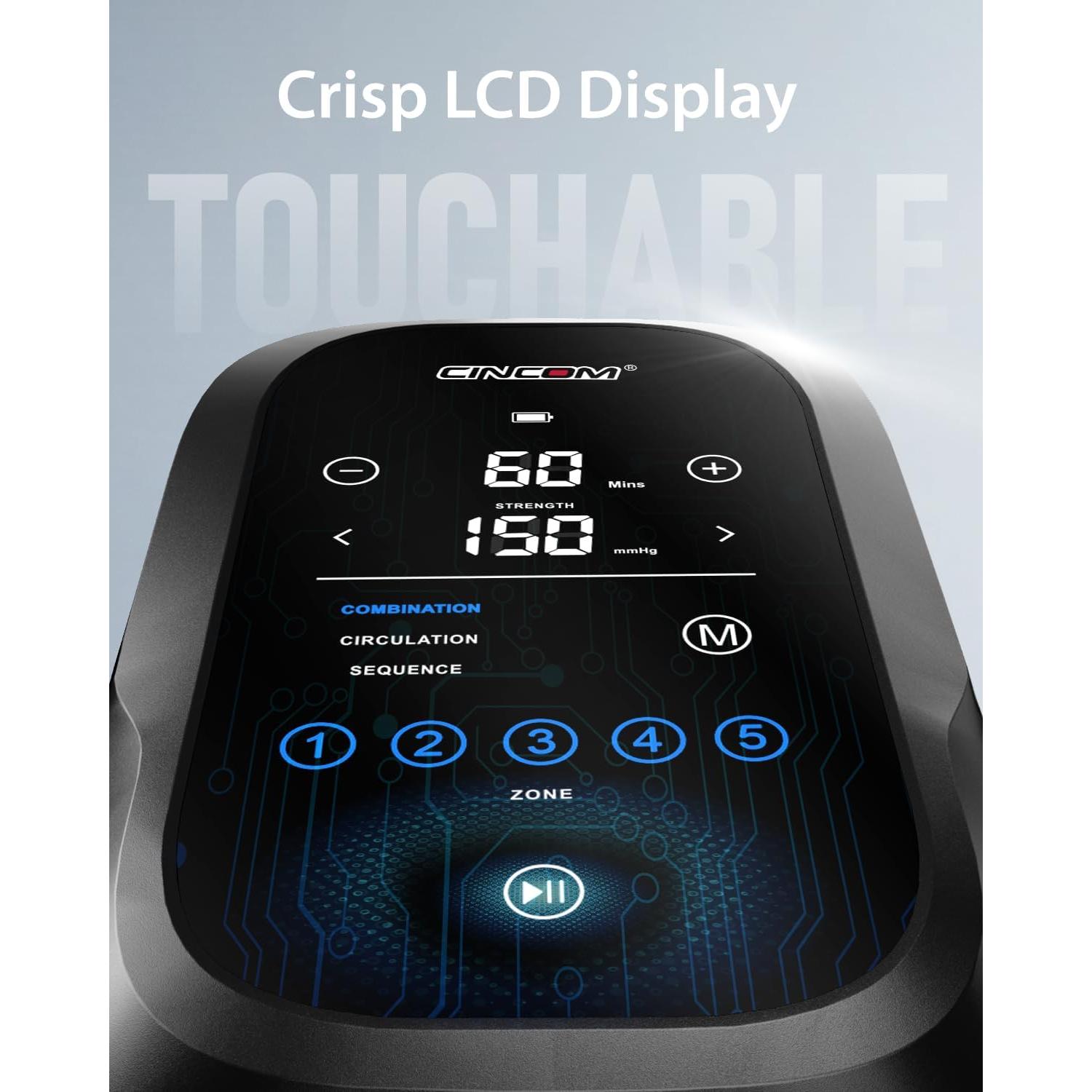 Sistema de Masaje de Piernas CINCOM CM-112A-L Inalámbrico