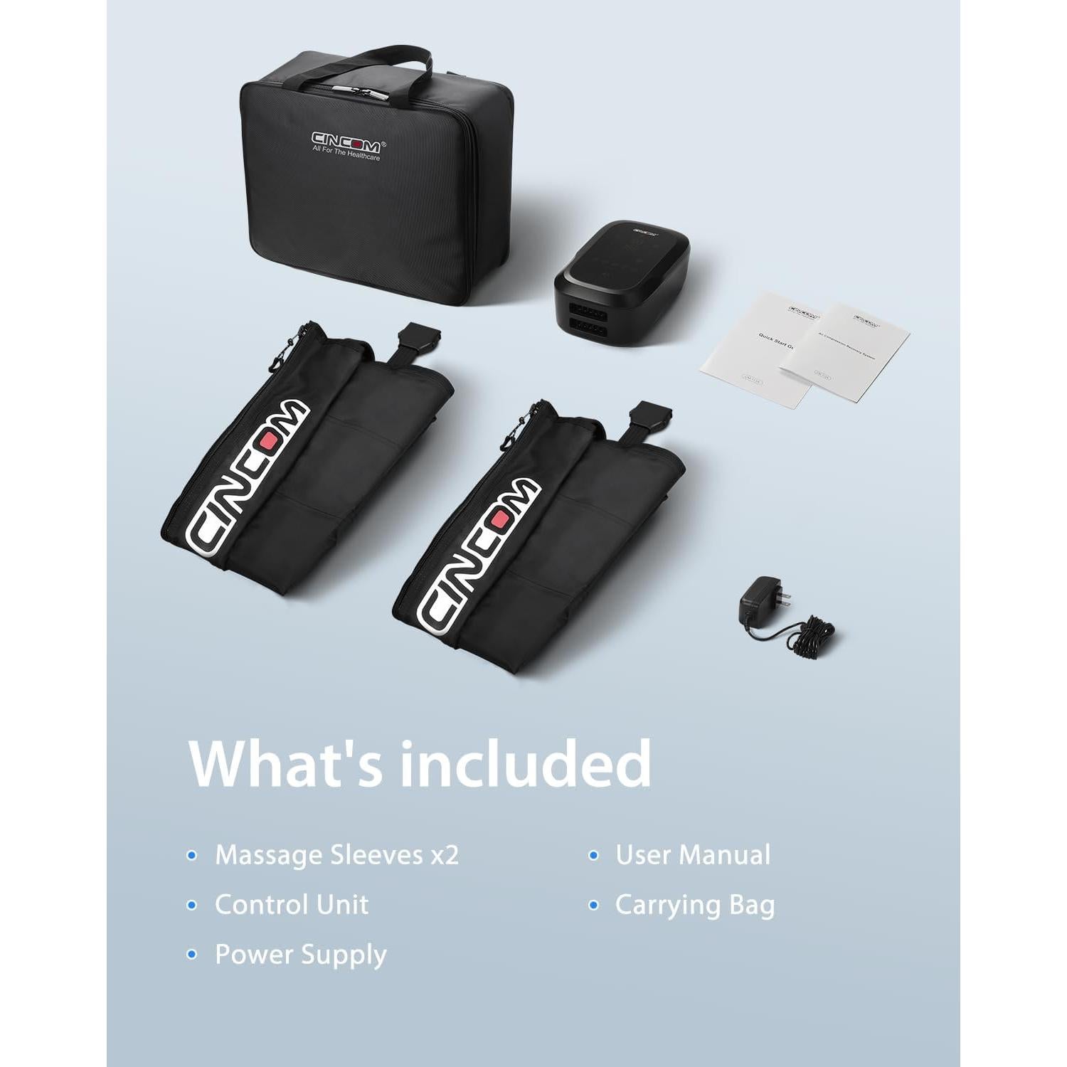 Sistema de Masaje de Piernas CINCOM CM-112A-L Inalámbrico