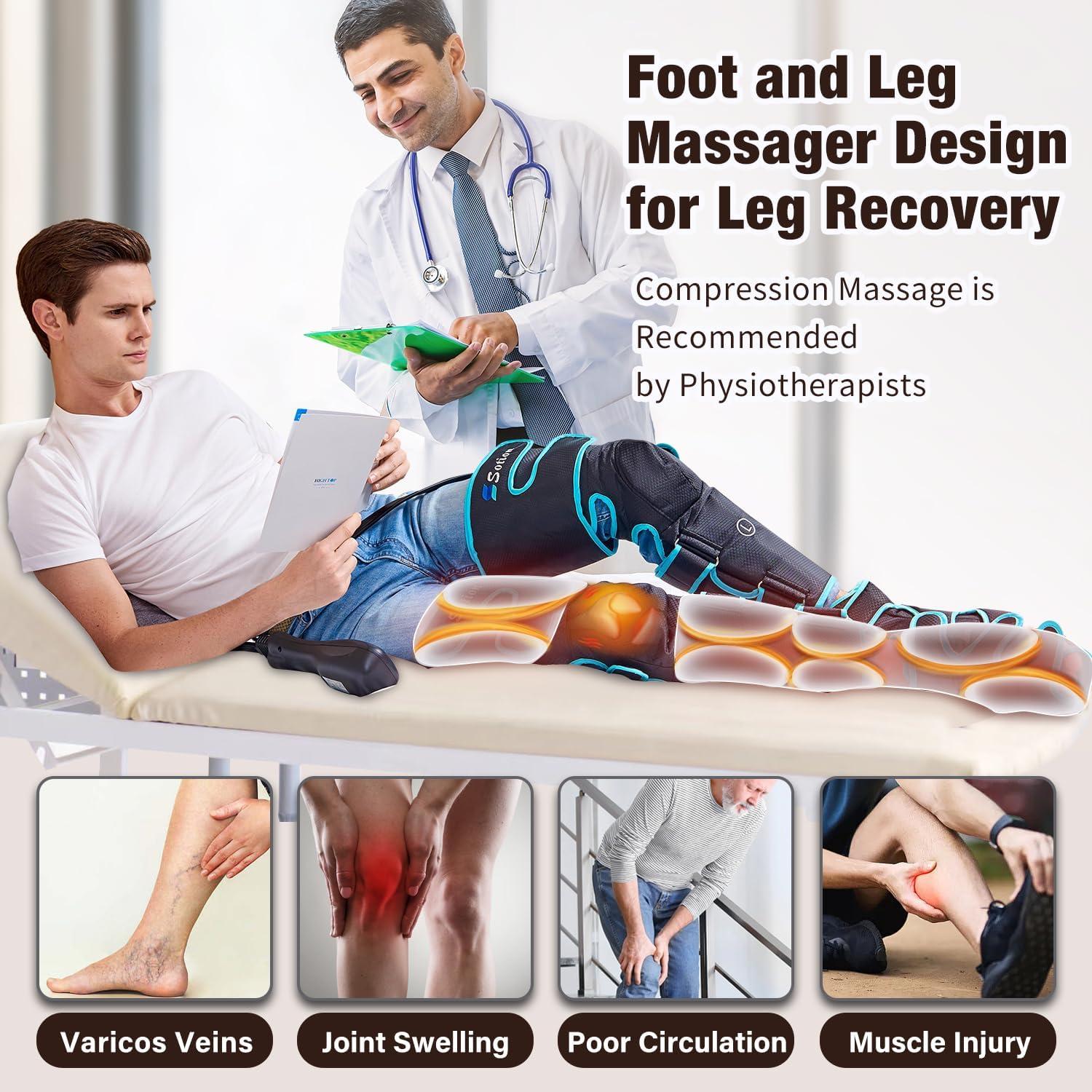 Masajeador de Piernas Sotion HY-1117A con Calor y Compresión