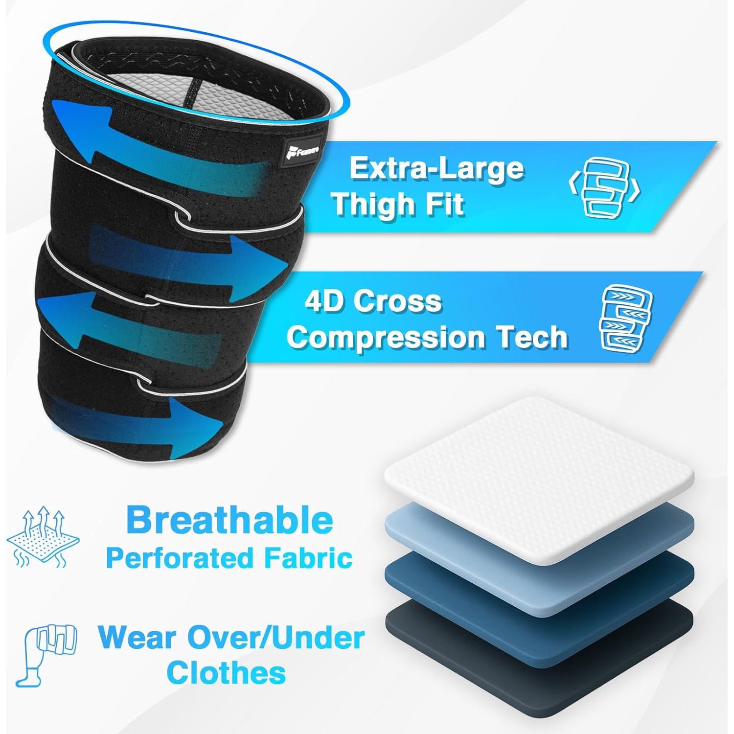 Faja de Compresión para Muslos XL Feamero - Alivio Hinchazón