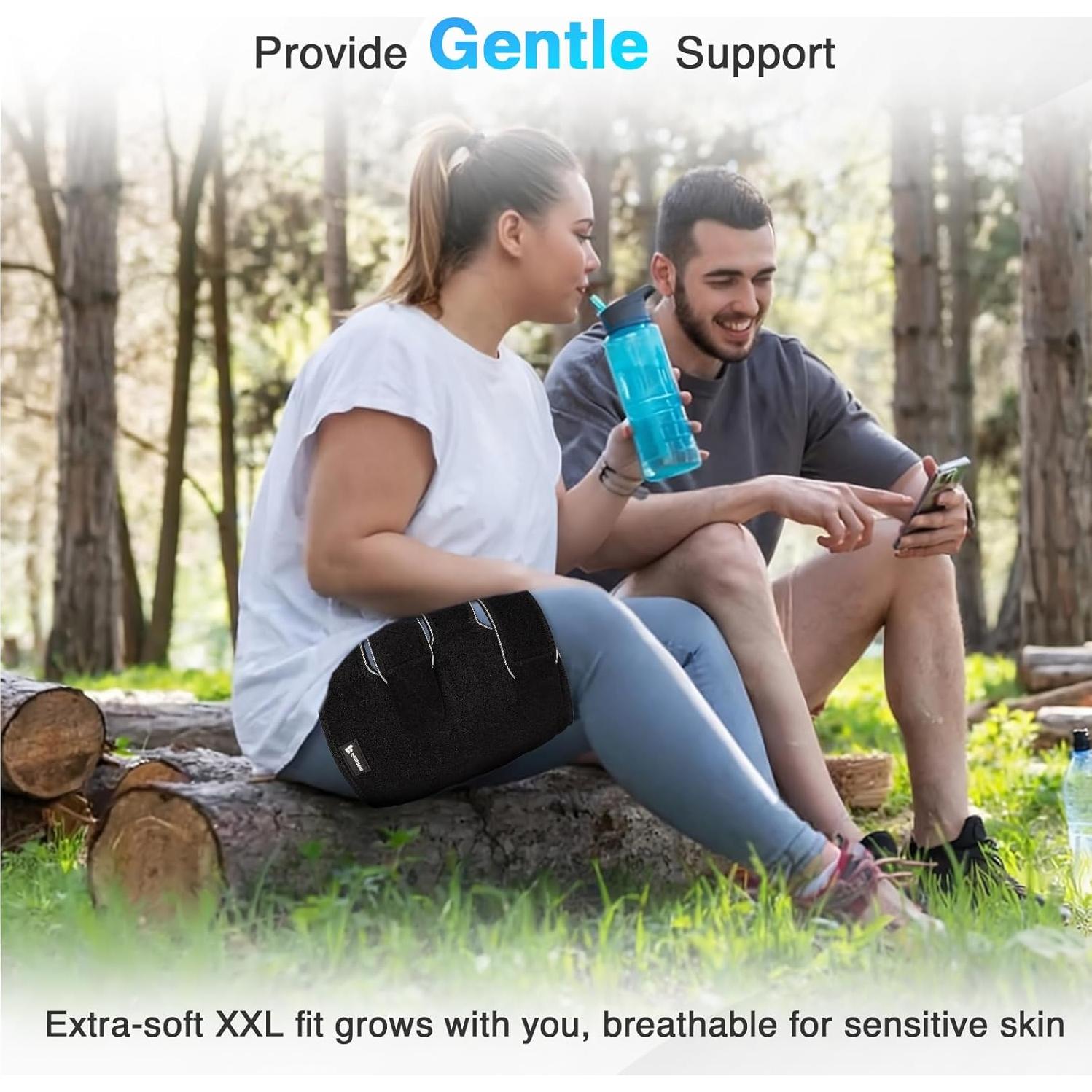 Faja de Compresión para Muslos XL Feamero - Alivio Hinchazón