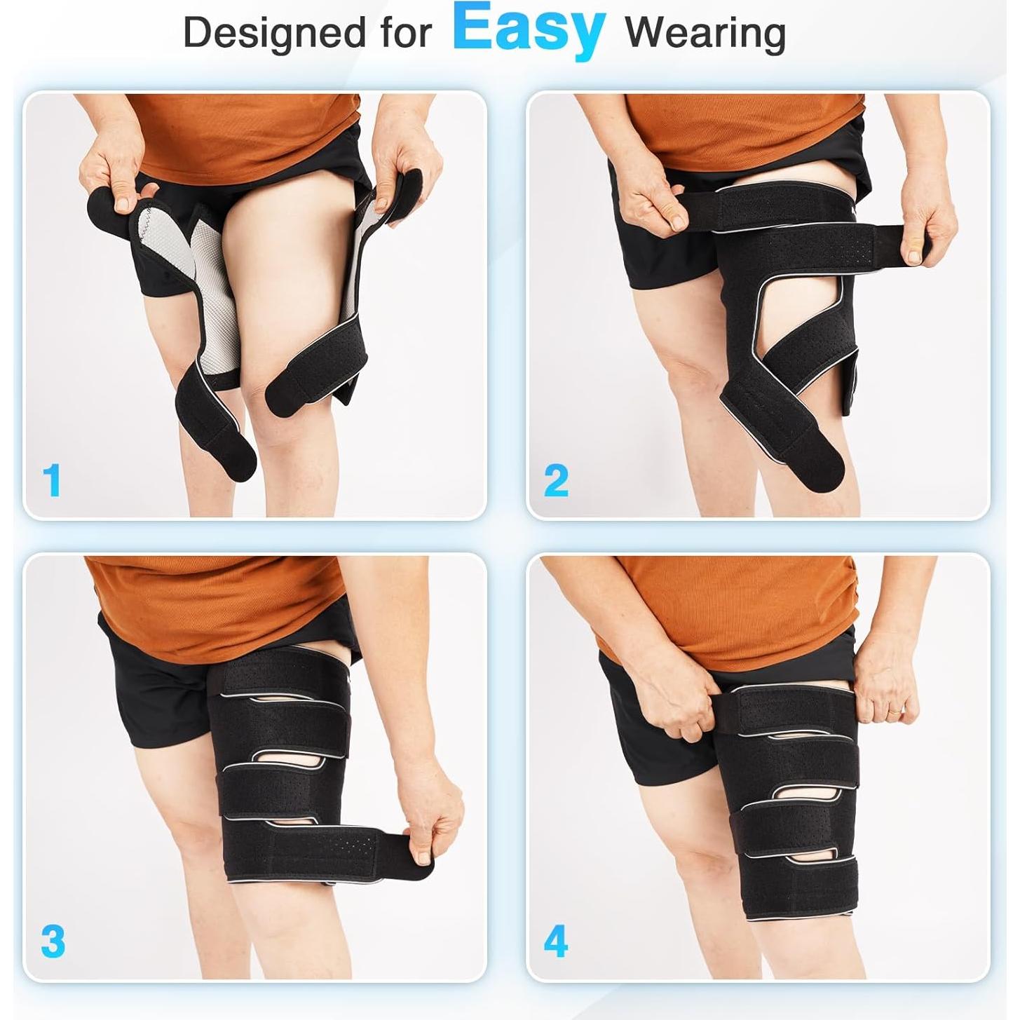 Faja de Compresión para Muslos XL Feamero - Alivio Hinchazón