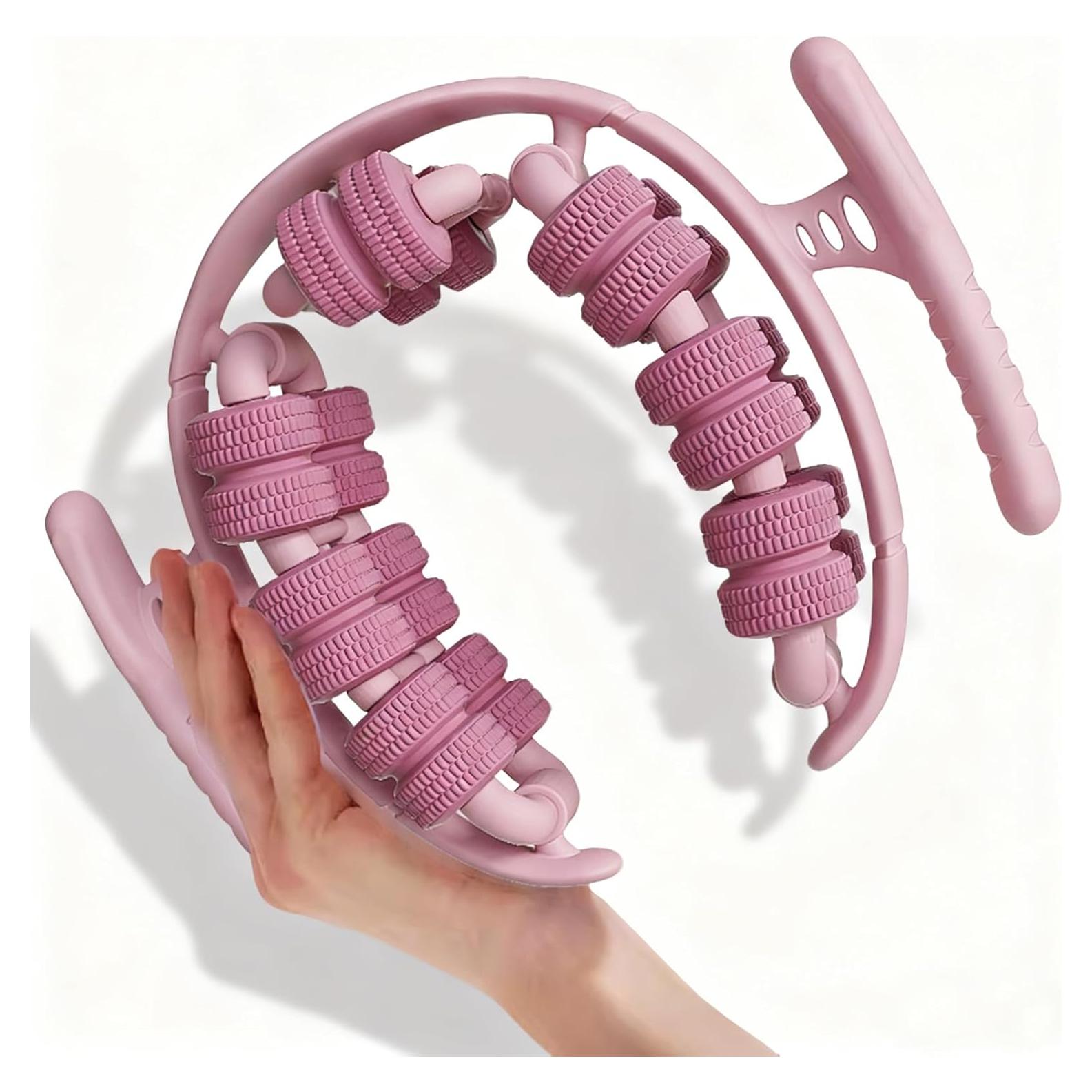 Masajeador de Piernas Triforde Rosa, Portátil y Compacto