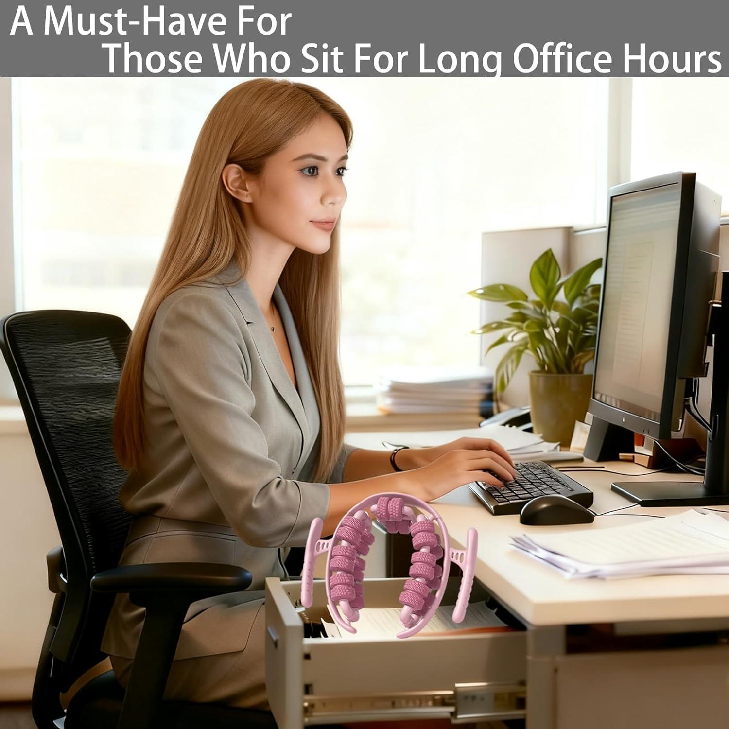 Masajeador de Piernas Triforde Rosa, Portátil y Compacto