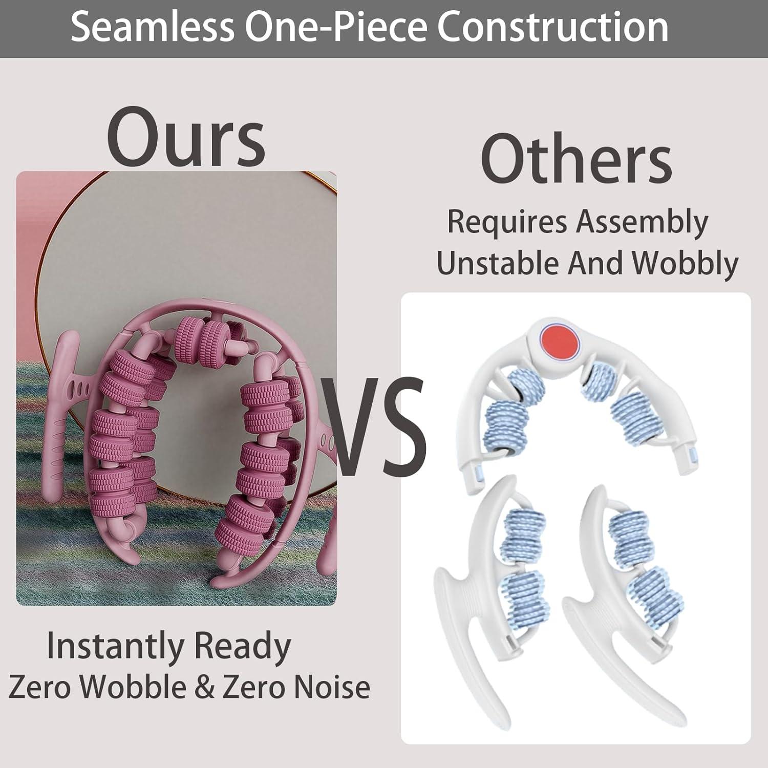 Masajeador de Piernas Triforde Rosa, Portátil y Compacto