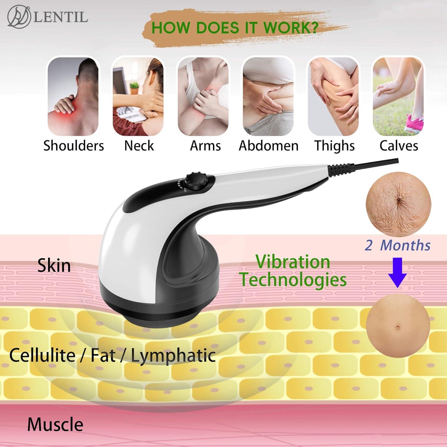 Masajeador Eléctrico de Cuerpo BDLENTIL PL601 7 Velocidades