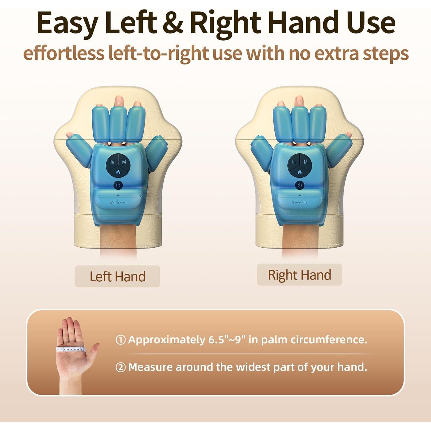 Masajeador de Mano Comfytemp HM1061 con Calor y Compresión