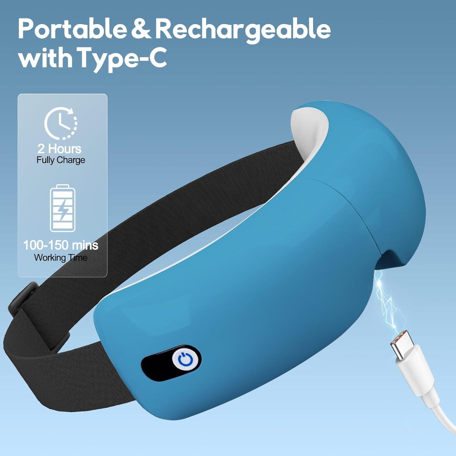 Masajeador de Ojos Xiamen Mairdi CH-101B con Calor y Vibración