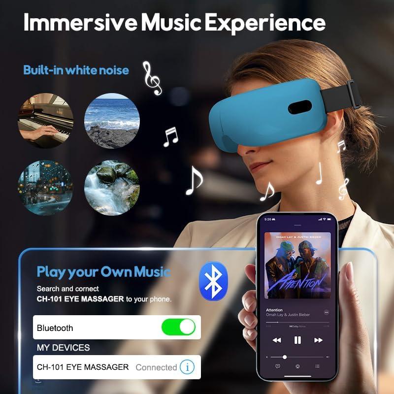 Masajeador de Ojos Xiamen Mairdi CH-101B con Calor y Vibración