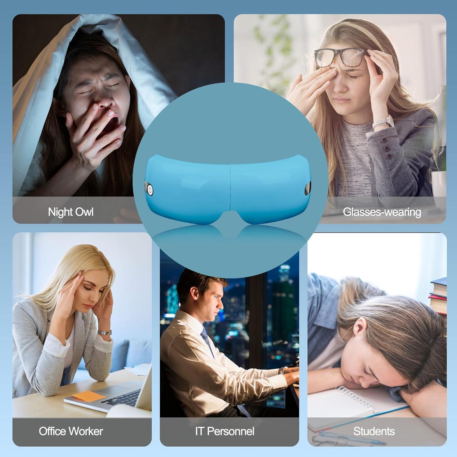 Masajeador de Ojos Xiamen Mairdi CH-101B con Calor y Vibración