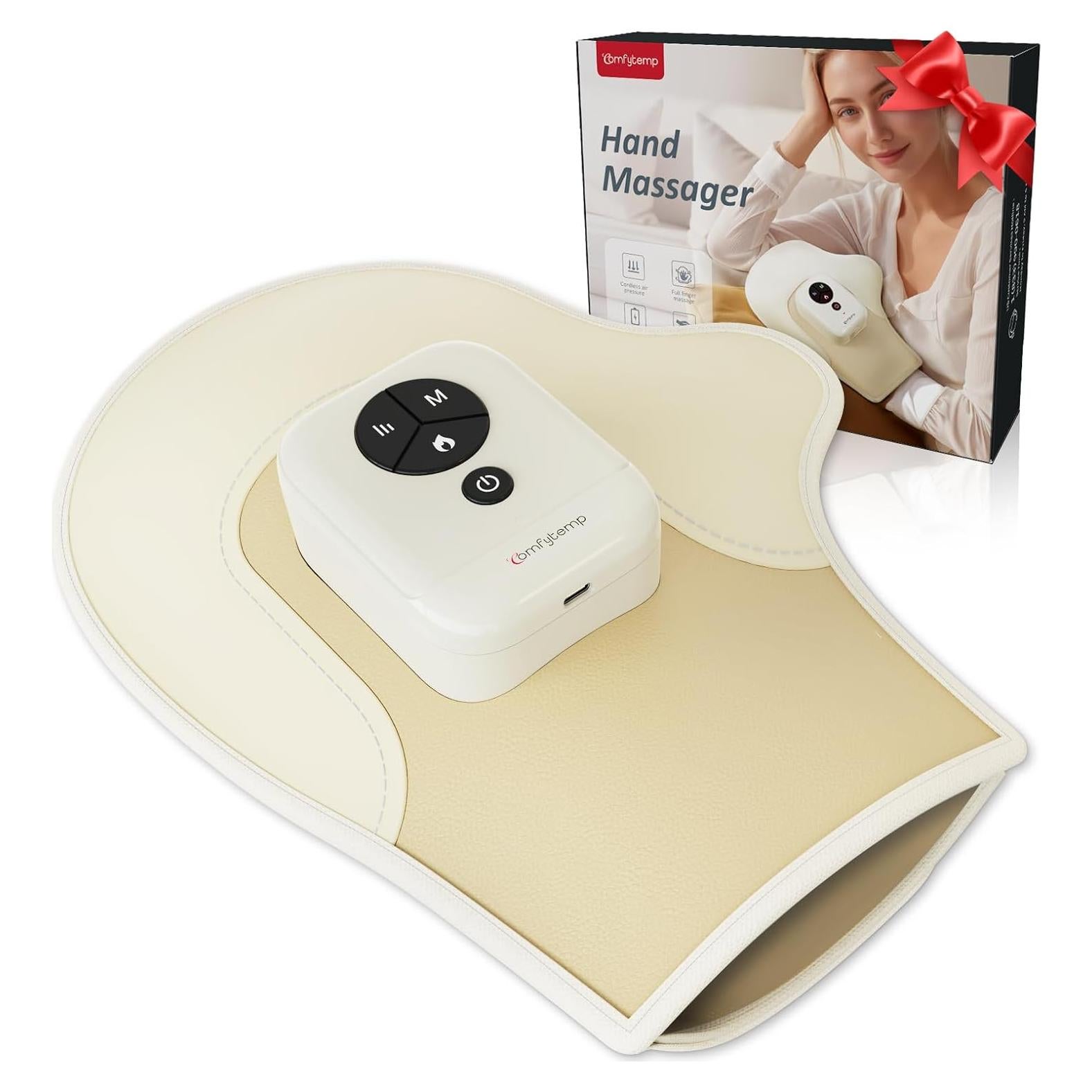 Masajeador de Mano Comfytemp Inalámbrico con Calor y Compresión