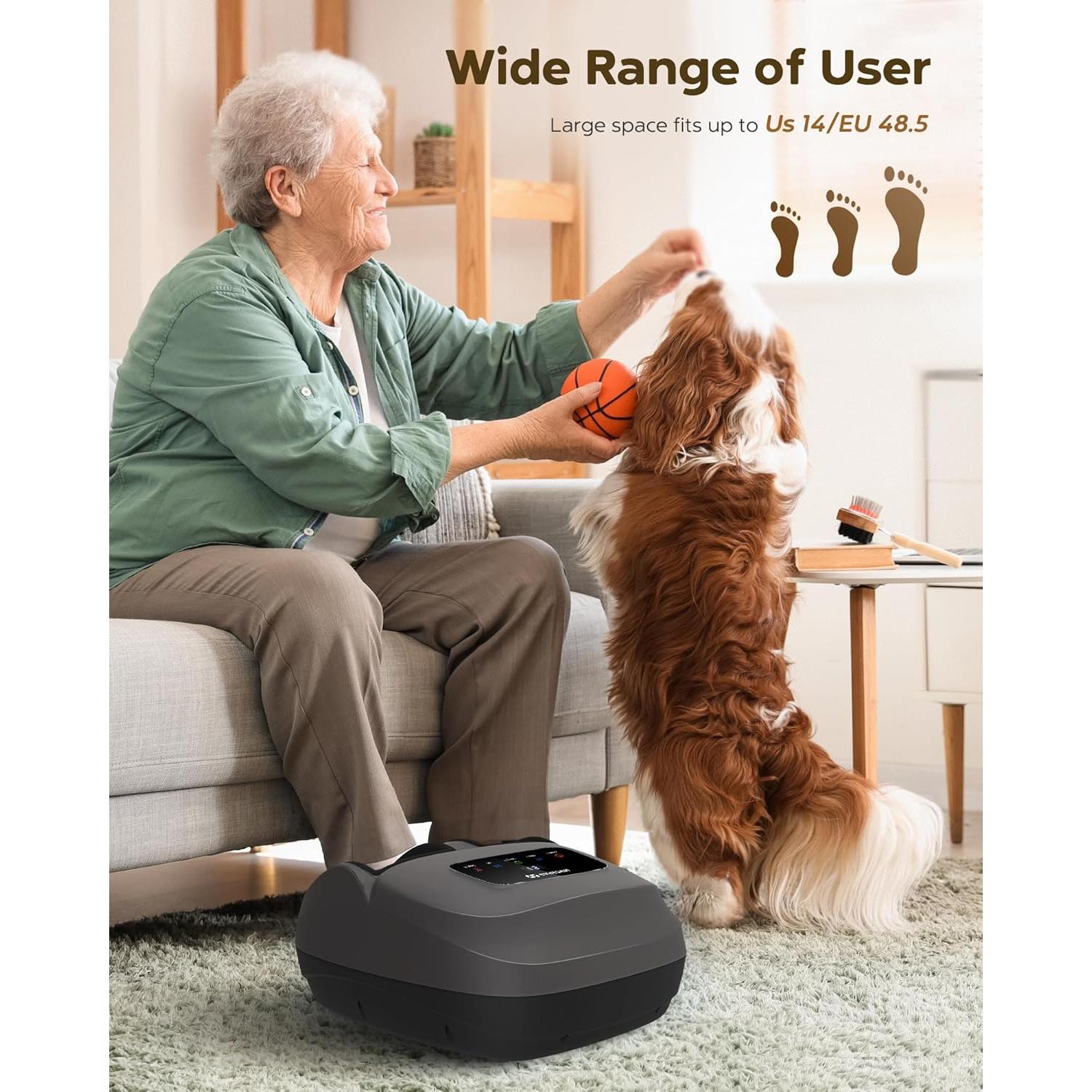 Masajeador de Pies Shiatsu EaseZen 2025 con Calor y Amasado