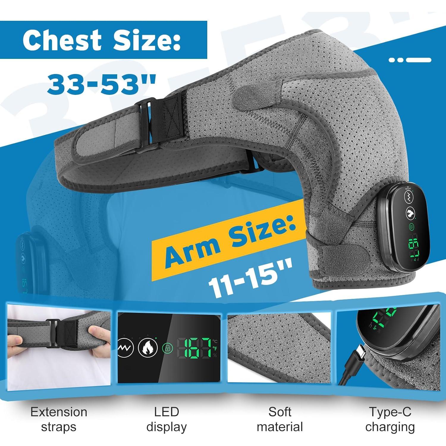 Faja Calentada Inalámbrica AFDEAL para Hombro con Masaje