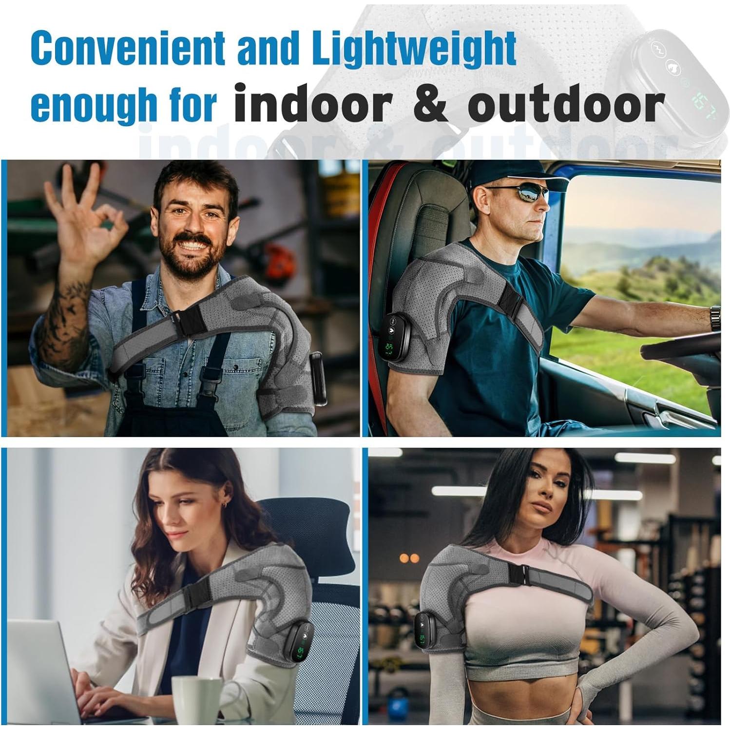 Faja Calentada Inalámbrica AFDEAL para Hombro con Masaje