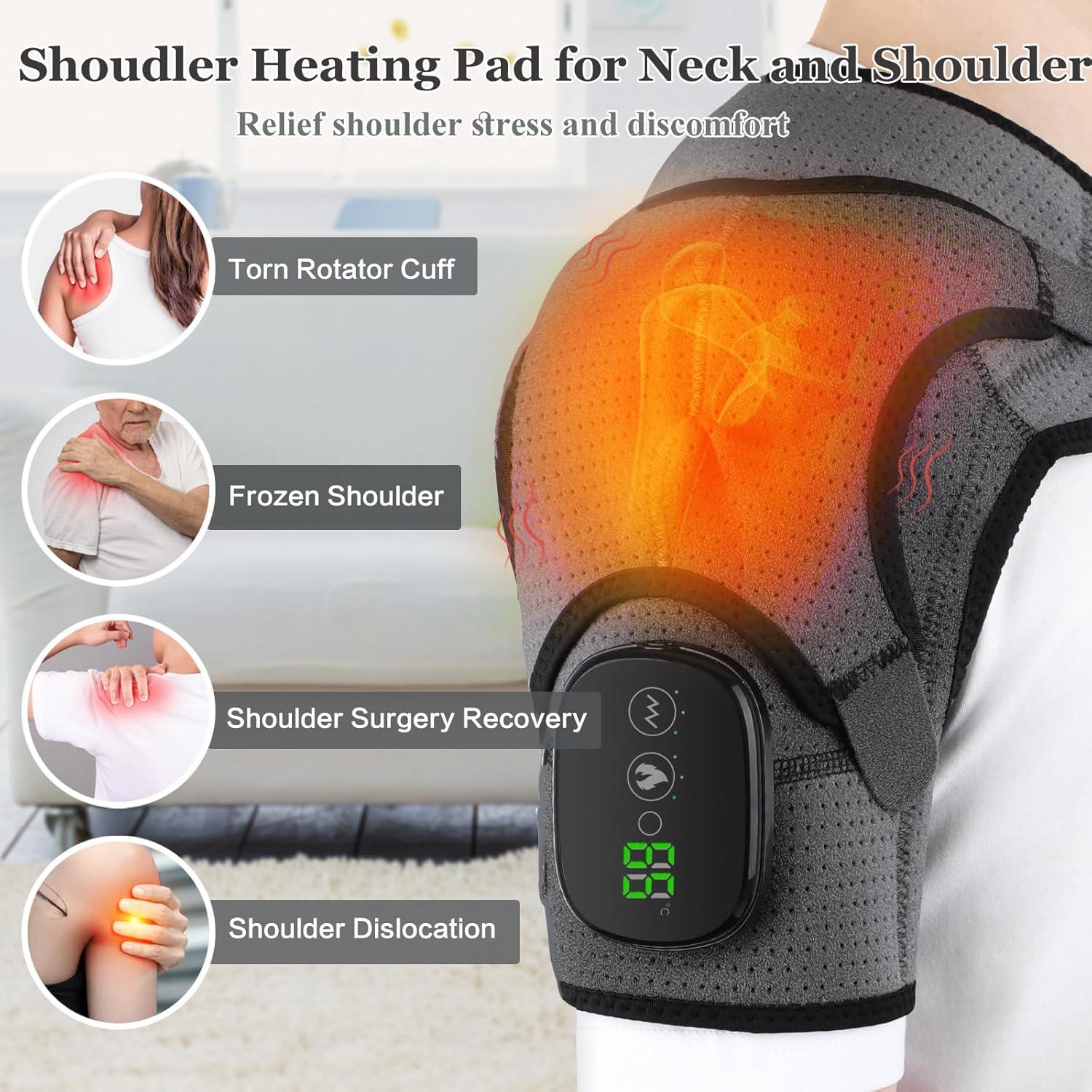 Faja Calentada Inalámbrica MAVLLY para Hombros con Masaje