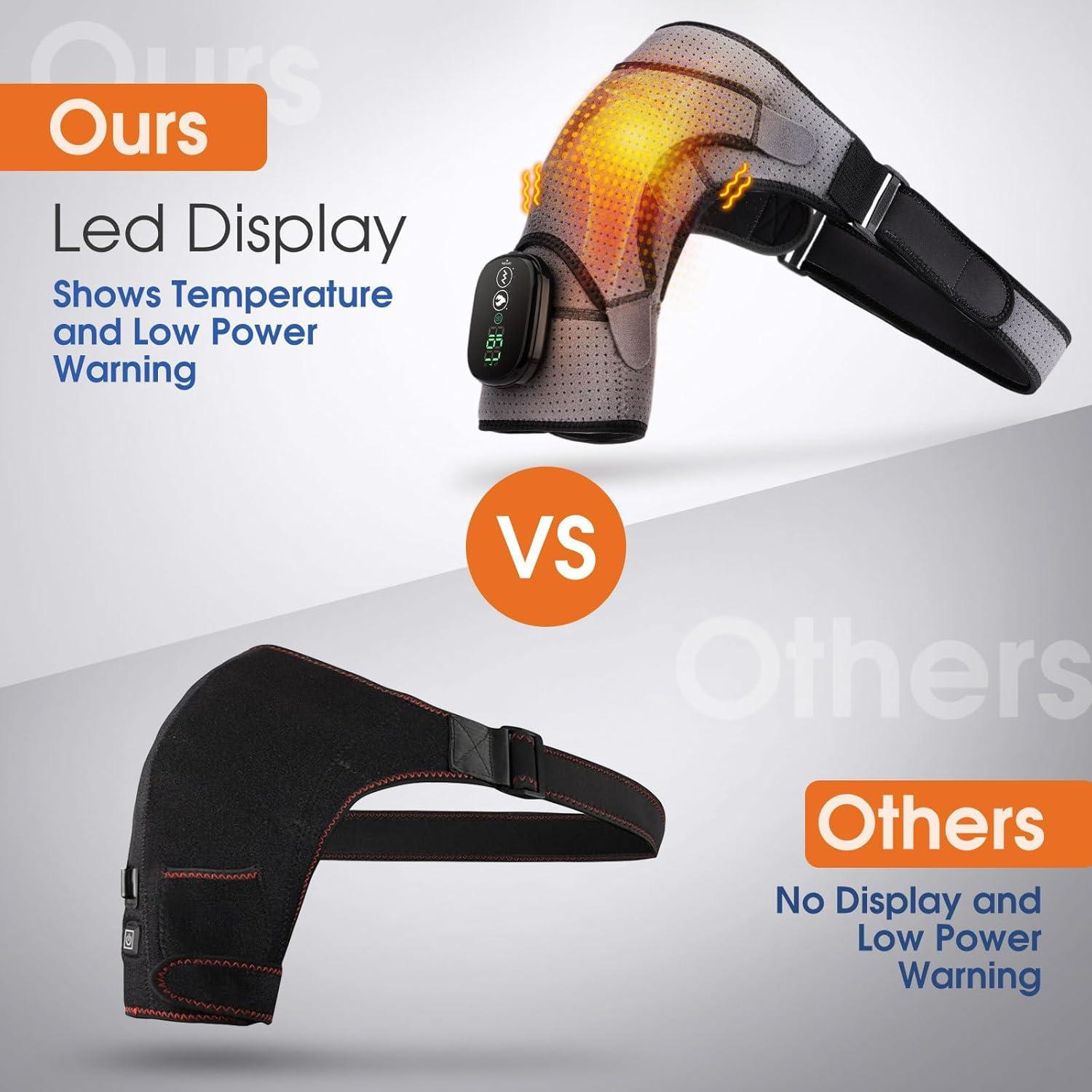 Masajeador Eléctrico de Hombros YUSHAO D1022 con Calor y Vibración