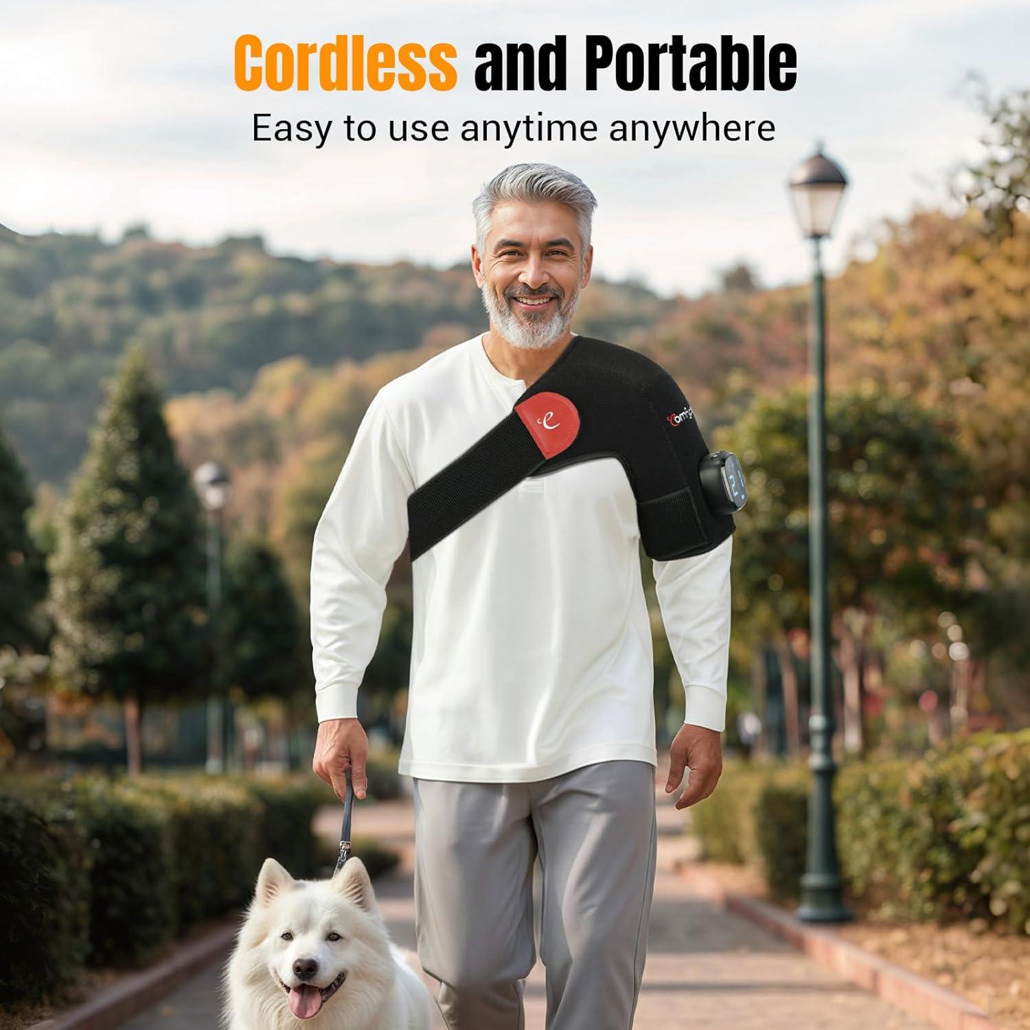 Almohadilla Térmica Inalámbrica Comfytemp para Hombro - 9 Niveles de Calor