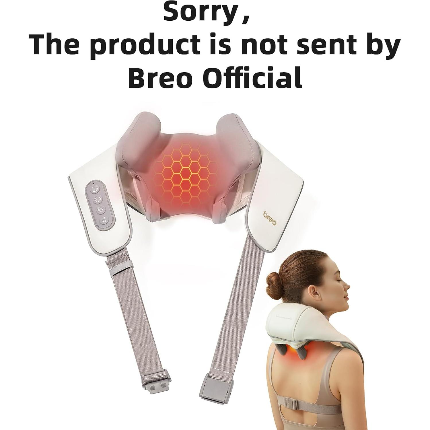 Masajeador Eléctrico de Cuello Breo N5 Mini con Calor