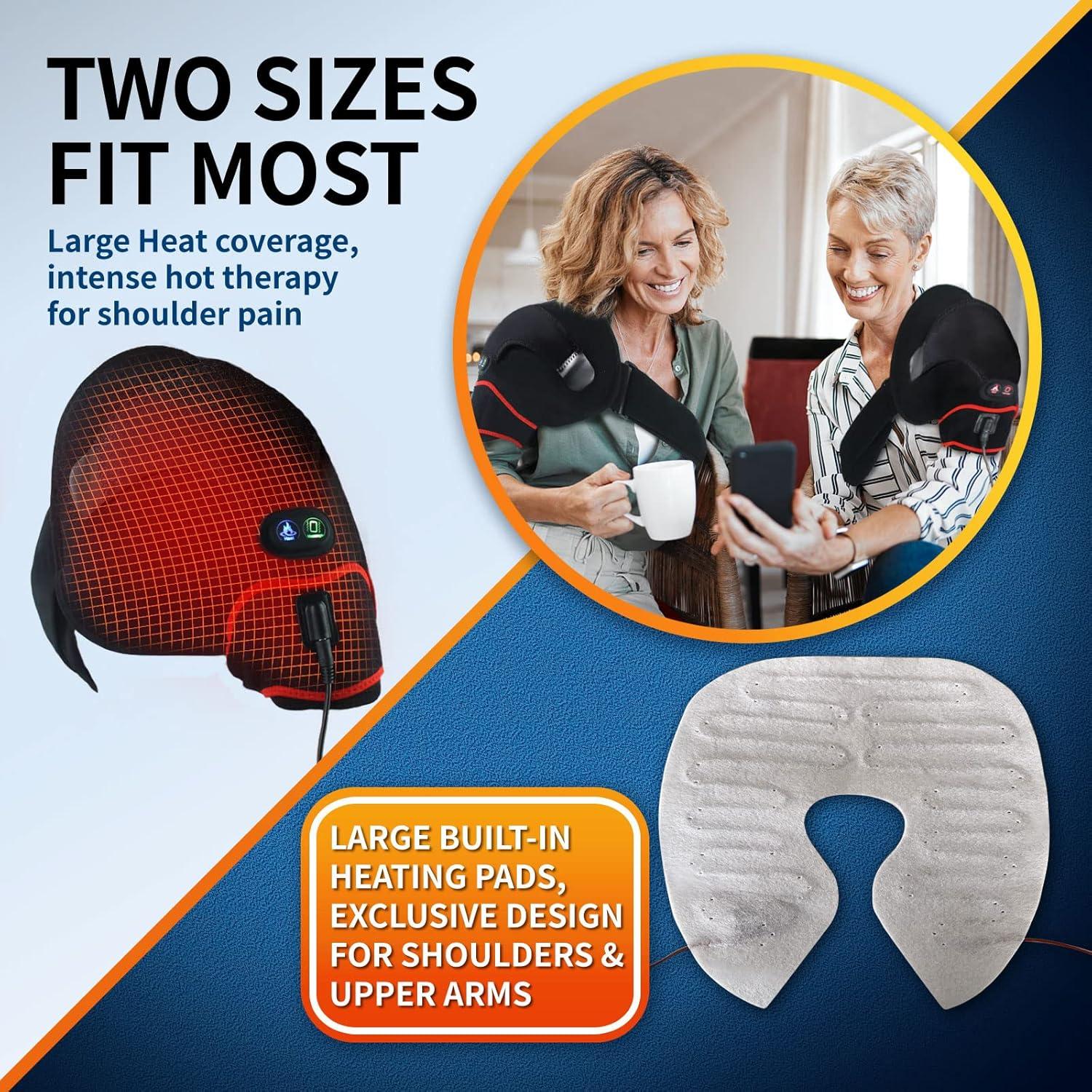 Almohadilla Térmica Sticro para Hombro XL/XXL con Masaje Vibrante