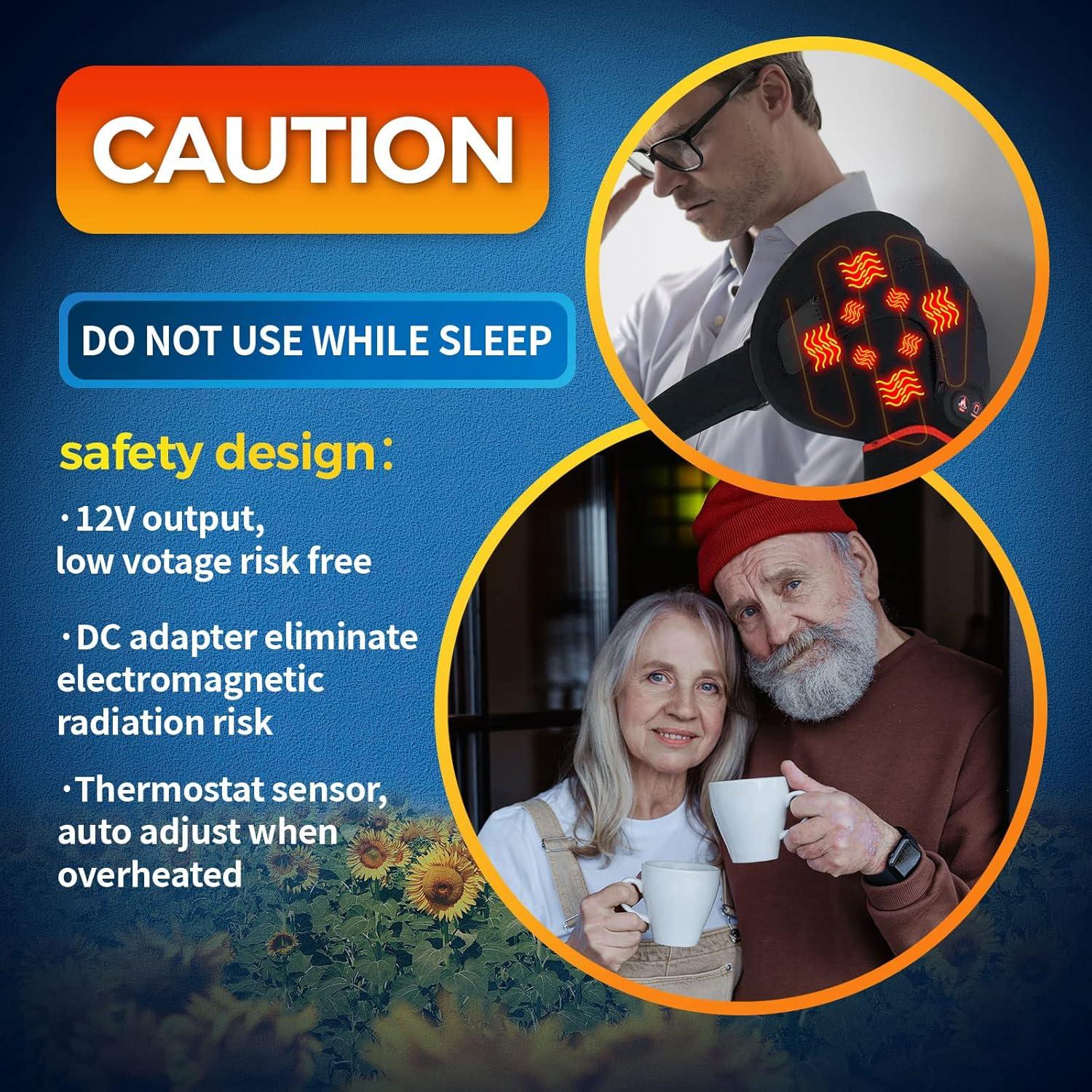 Almohadilla Térmica Sticro para Hombro XL/XXL con Masaje Vibrante