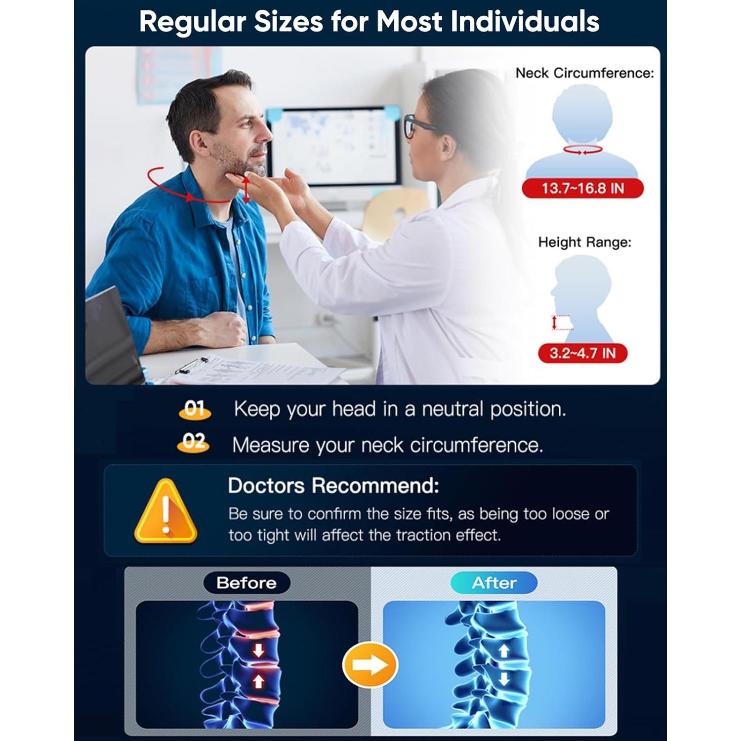 Dispositivo de Tracción Cervical Alphay HYBDTE-CNTD con Bomba Eléctrica