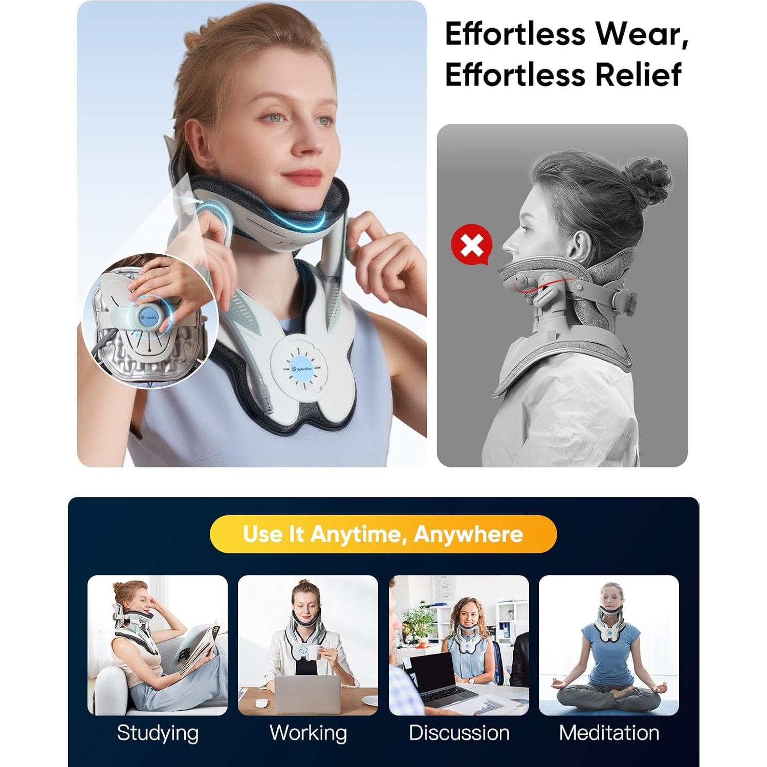 Dispositivo de Tracción Cervical Alphay HYBDTE-CNTD con Bomba Eléctrica