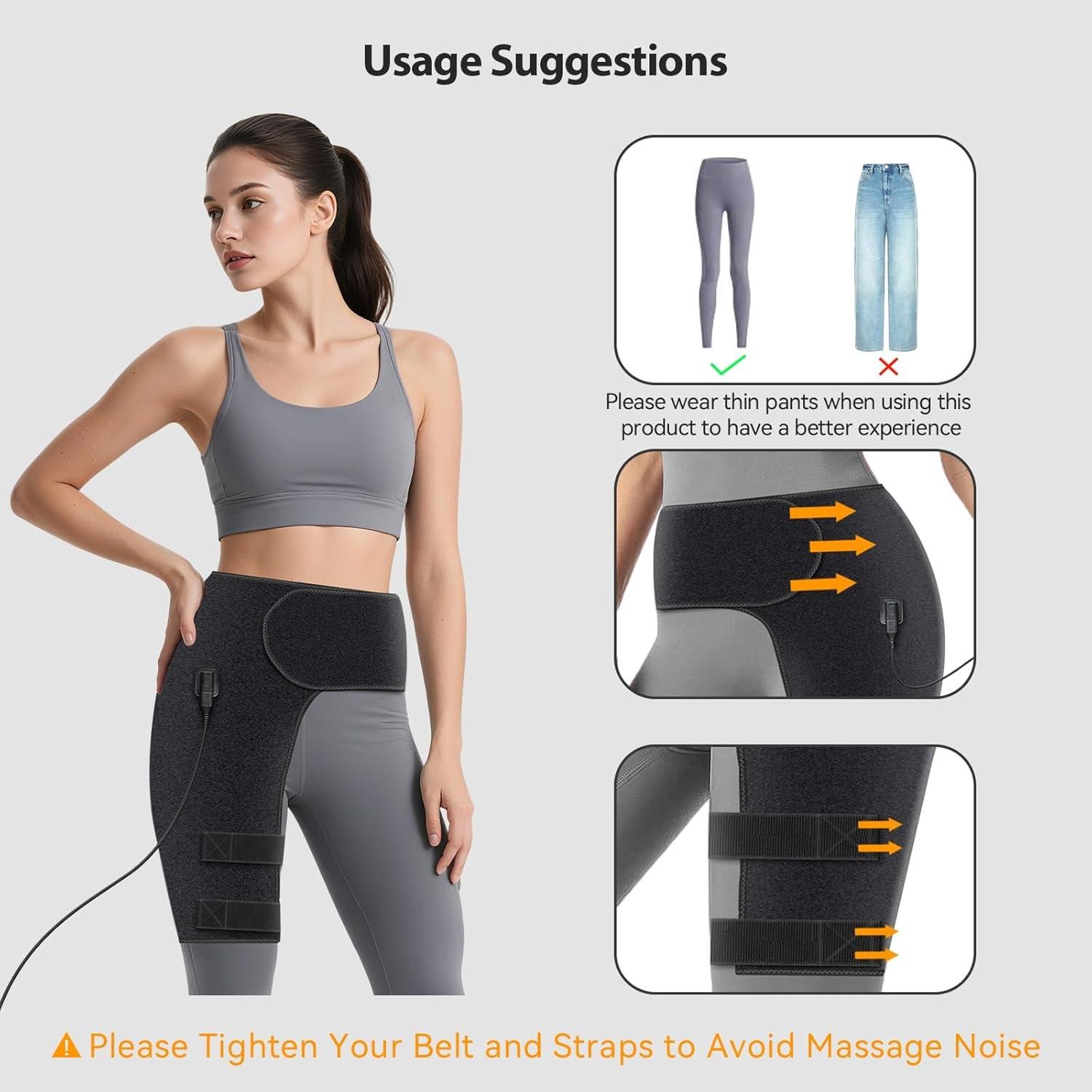 Faja de Soporte Calentada Yabuu para Cintura y Cadera