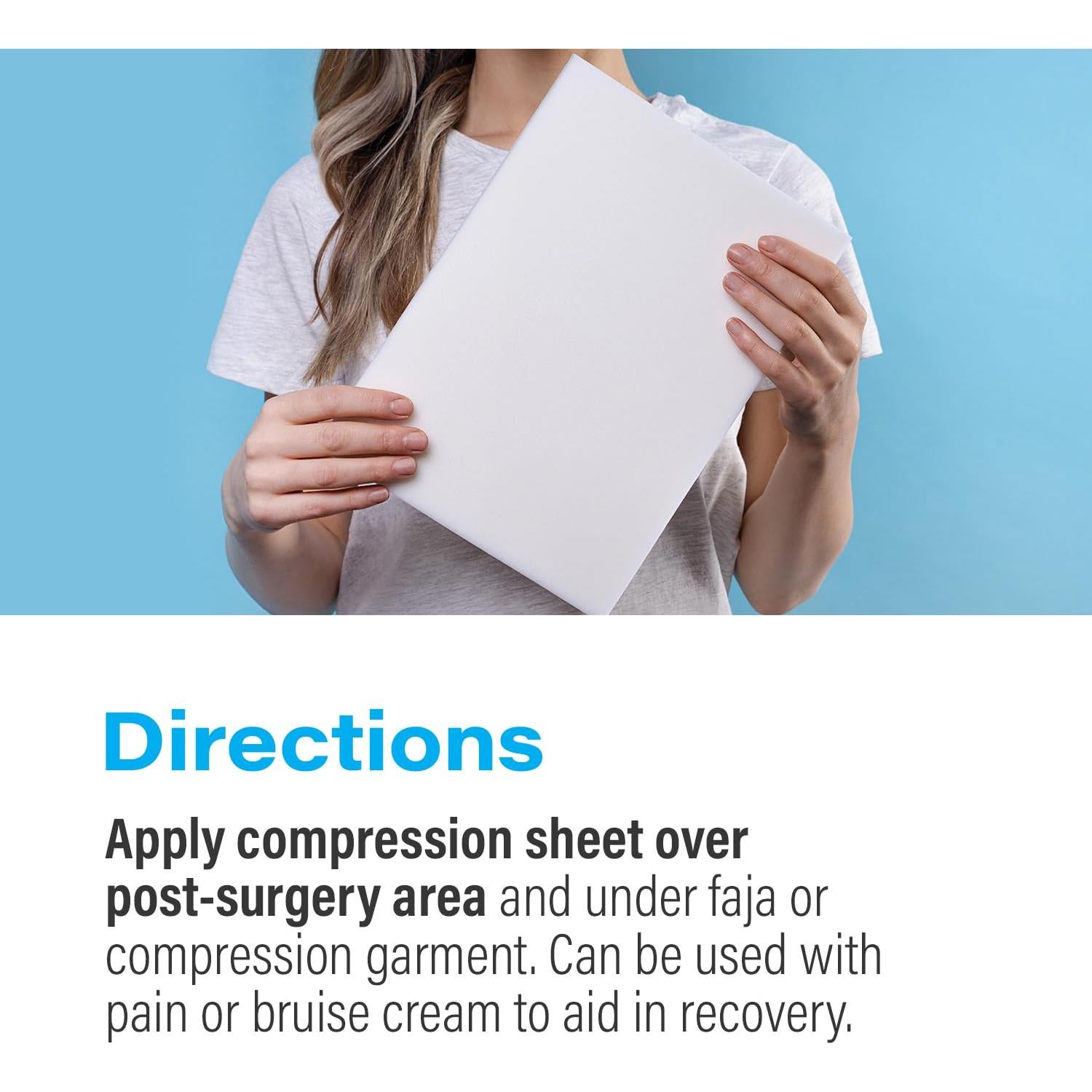 Espuma de Compresión LipoCurve 3-Pack para Recuperación Postquirúrgica