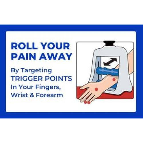 Masajeador de Rodillos Roleo para Alivio de Dolor Muscular