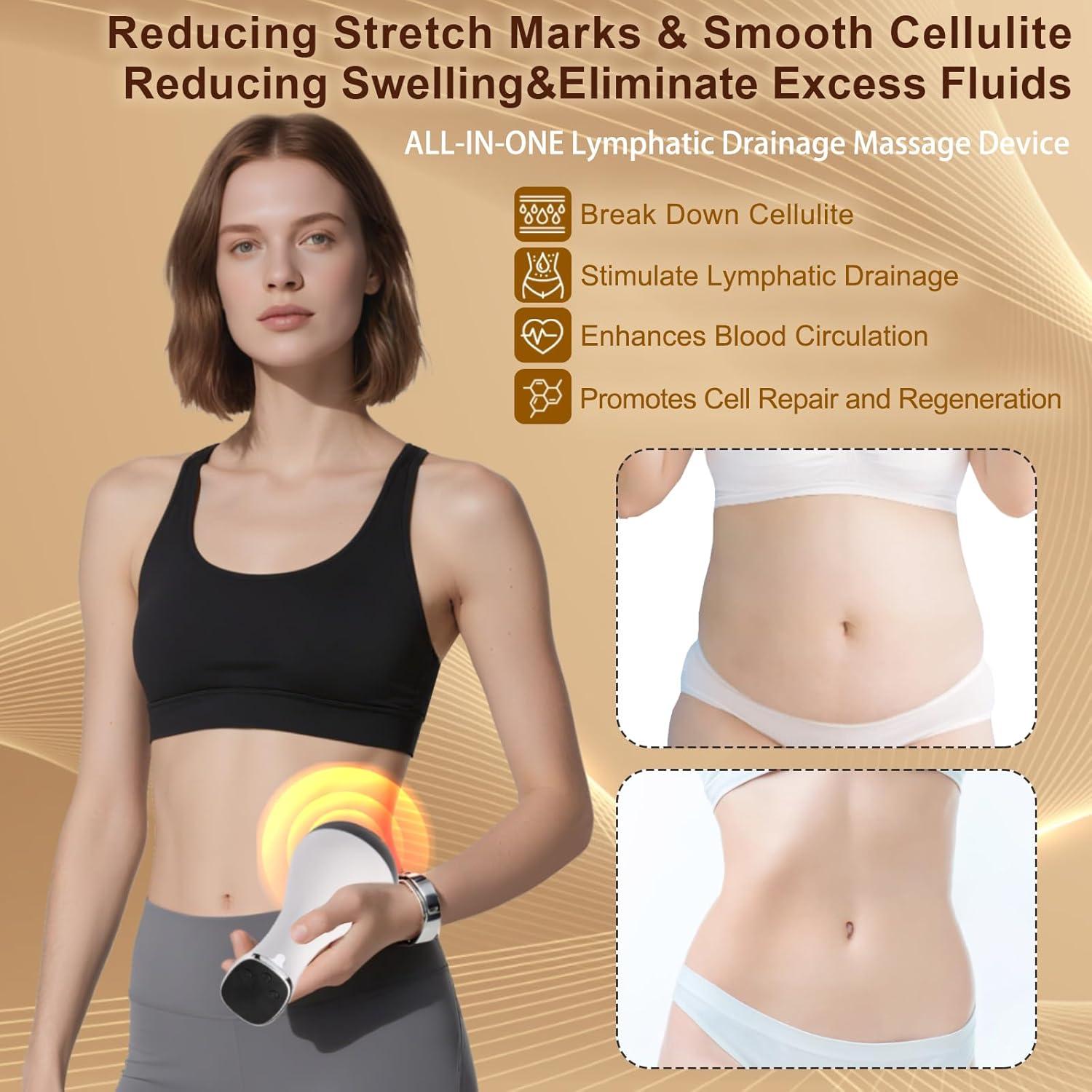 Masajeador Drenaje Linfático Lemonforts LDM-05 Inalámbrico 30 Niveles