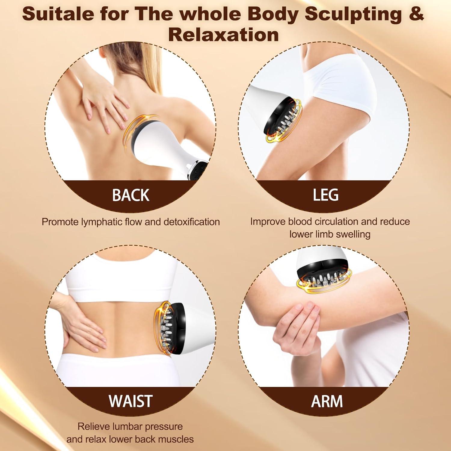 Masajeador Drenaje Linfático Lemonforts LDM-05 Inalámbrico 30 Niveles