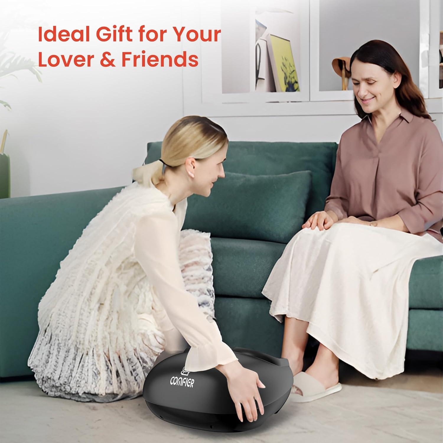 Masajeador de pies shiatsu Comfier CF-5212RC2 con calor y compresión