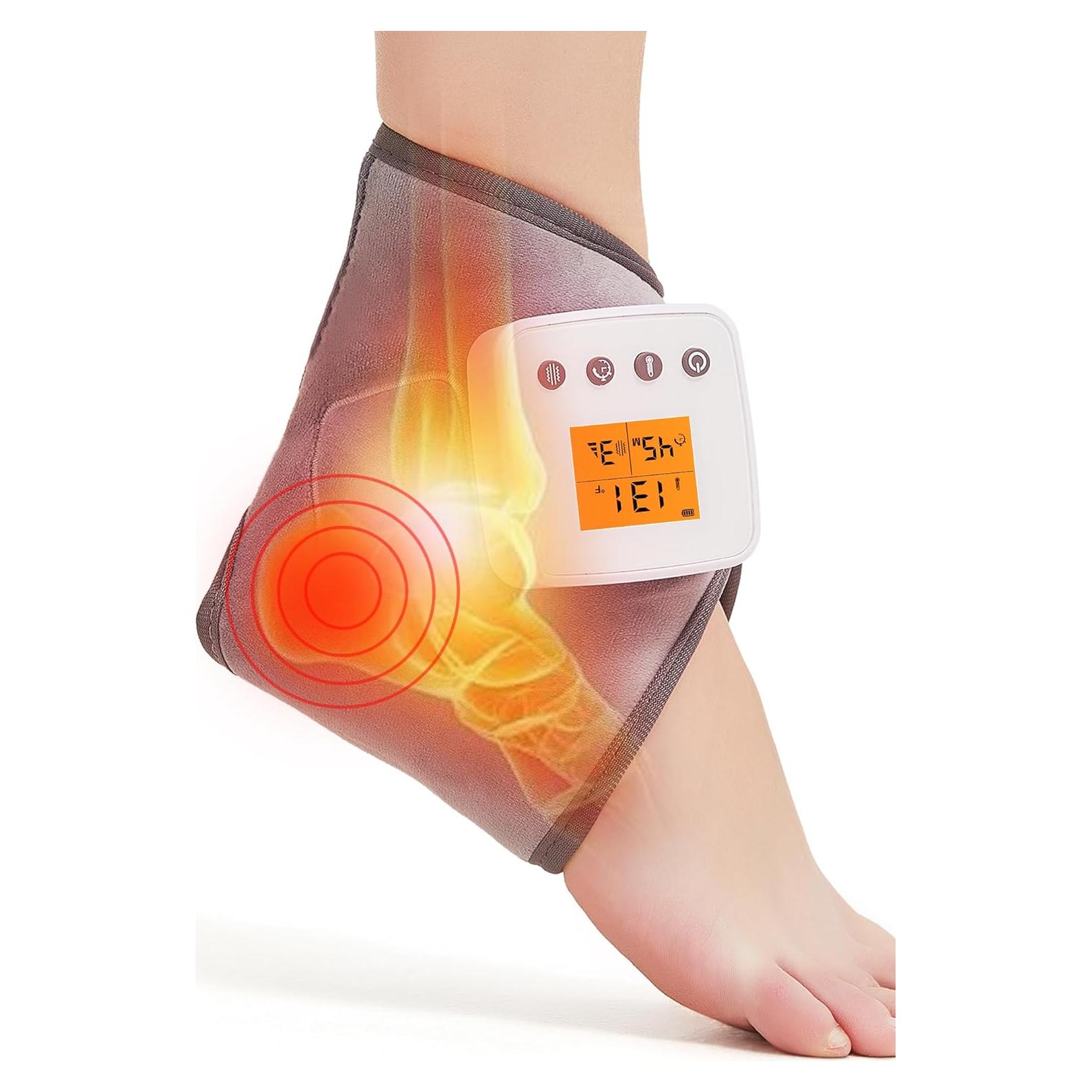 Masajeador de Tobillo Inalámbrico CAMECO con Calor y Vibración