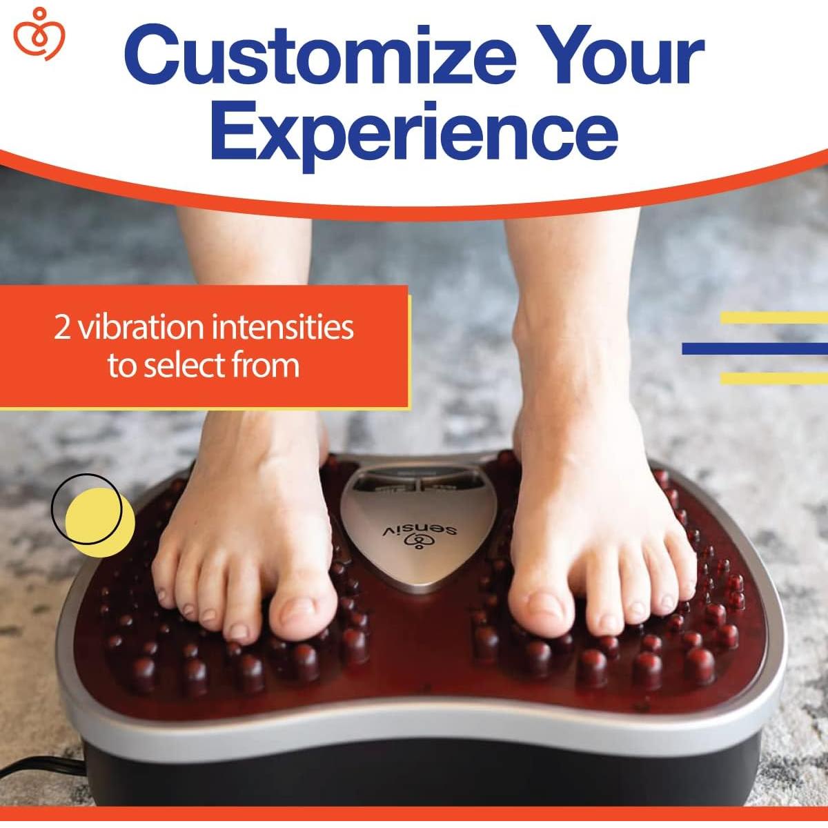 Masajeador de pies Sensiv con calor infrarrojo y vibración
