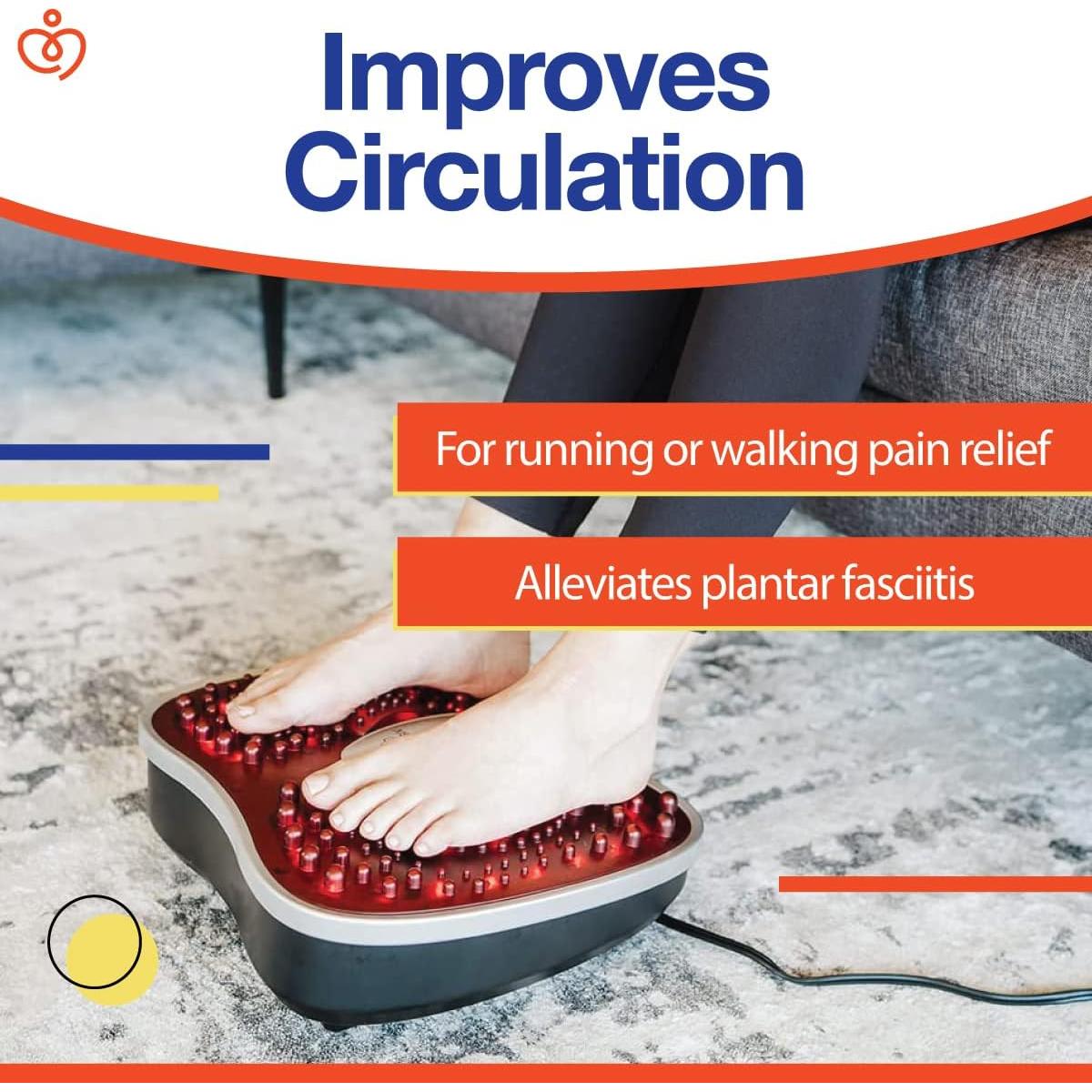 Masajeador de pies Sensiv con calor infrarrojo y vibración