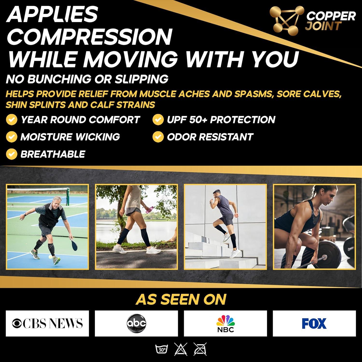 Manga de Compresión CopperJoint Mediana para Pantorrillas