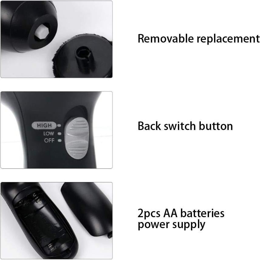 Kit de Limpieza de Zapatos Eléctrico YUYTE con 4 Cabezas