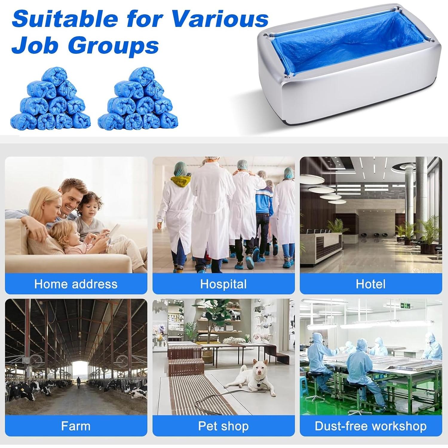 Dispensador Automático de Fundas para Zapatos GreeSuit 200 Piezas