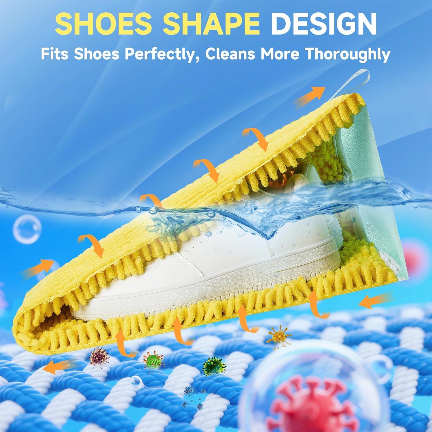 Bolsa de Lavado de Zapatos Lucas 2 Unidades 40x33x22 cm Amarillo