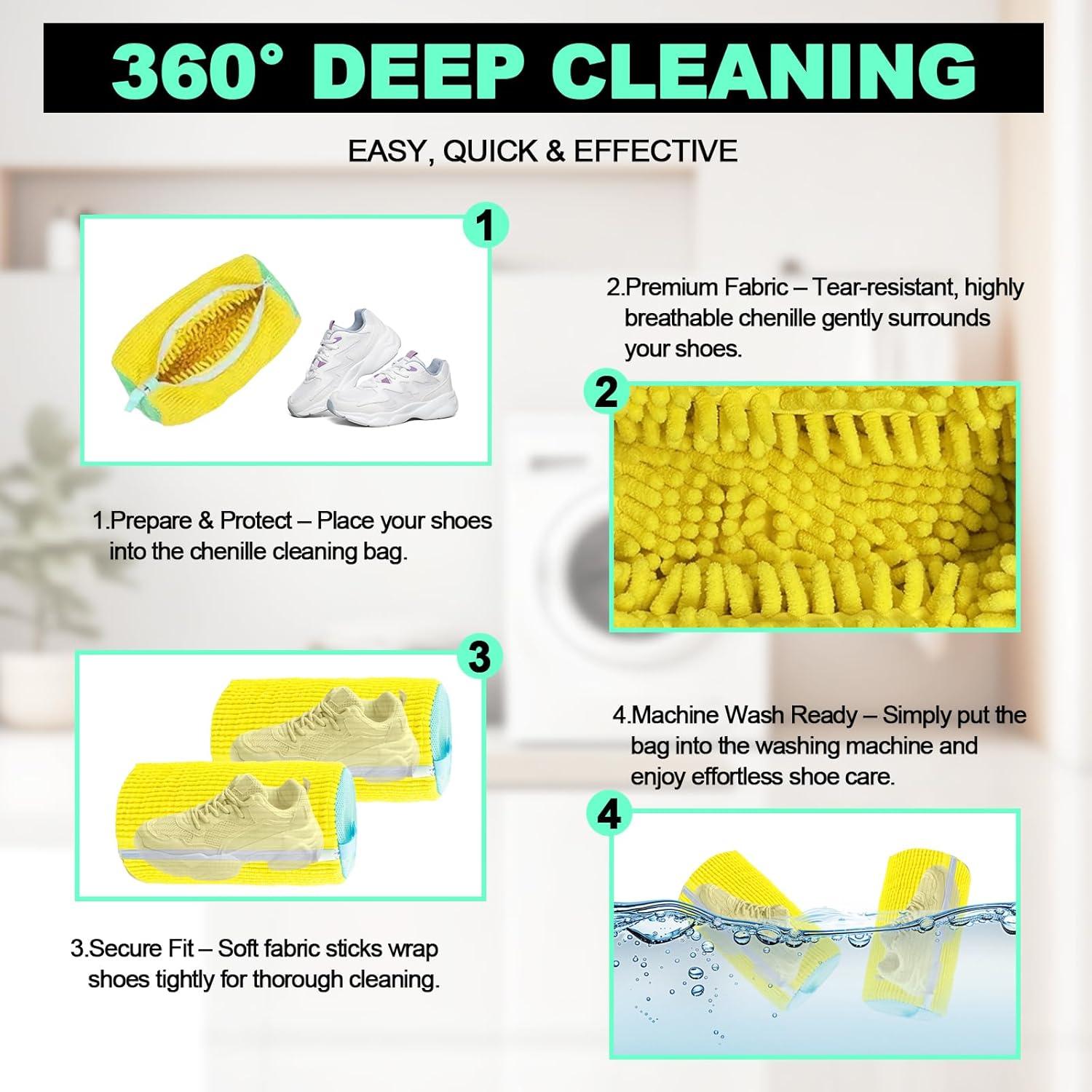 Juego de 2 Bolsas XXL para Lavadora de Zapatos NITOTECA