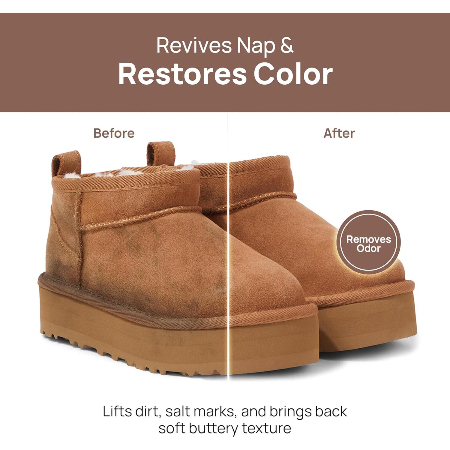 Kit de Limpieza UGG - Cuidado Suave para Ante y Piel de Oveja