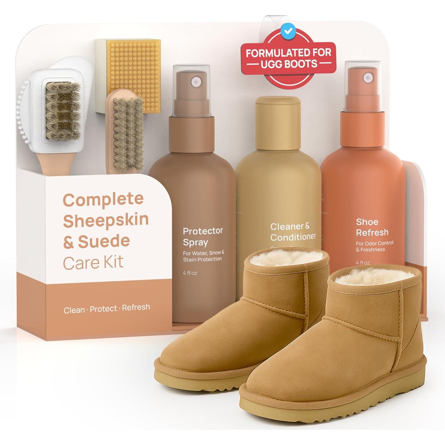 Kit de Limpieza UGG - Cuidado Suave para Ante y Piel de Oveja